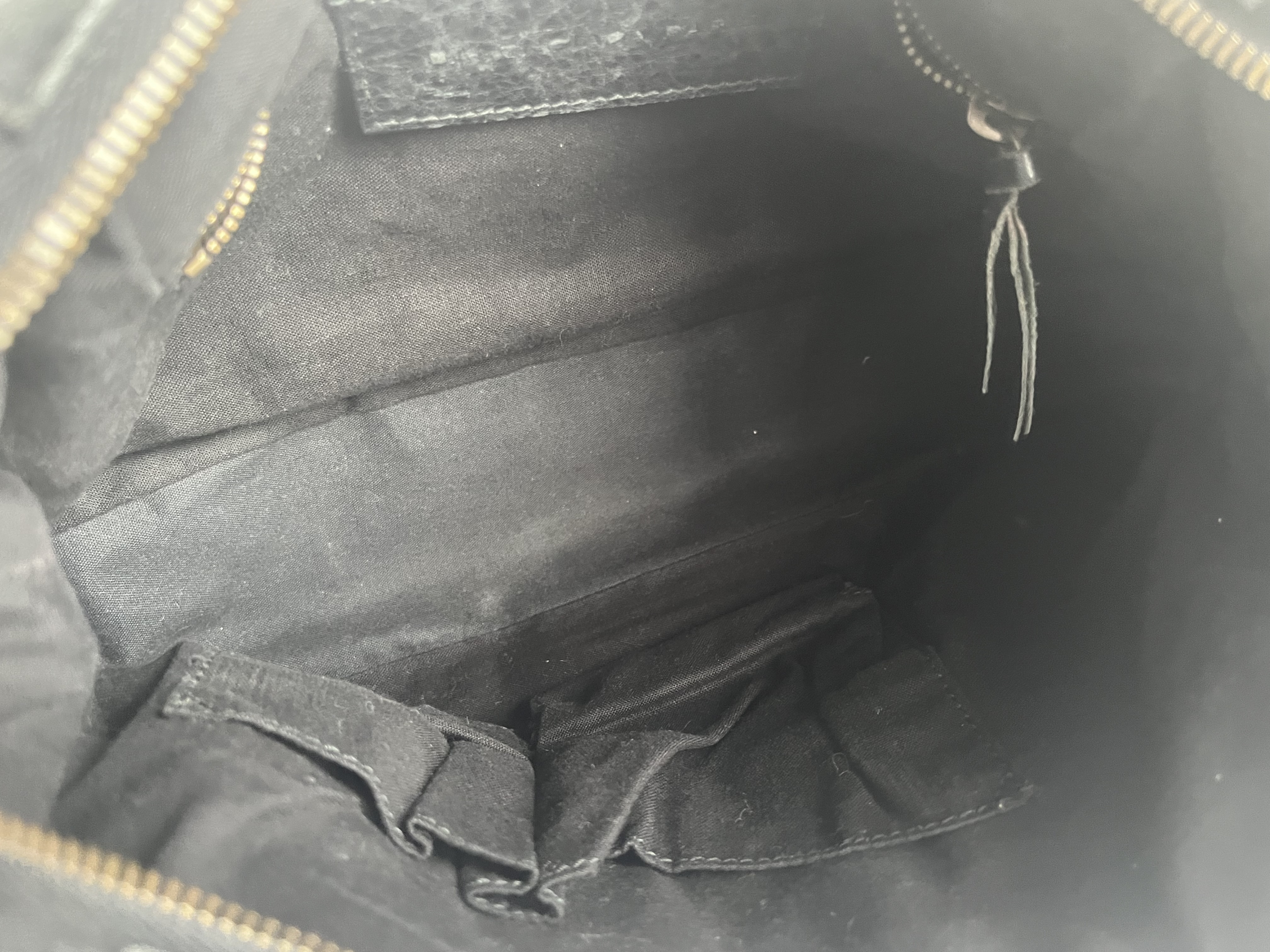 The First City Black Shoulder Bag with Mirror and Shoulder Strap — view 12