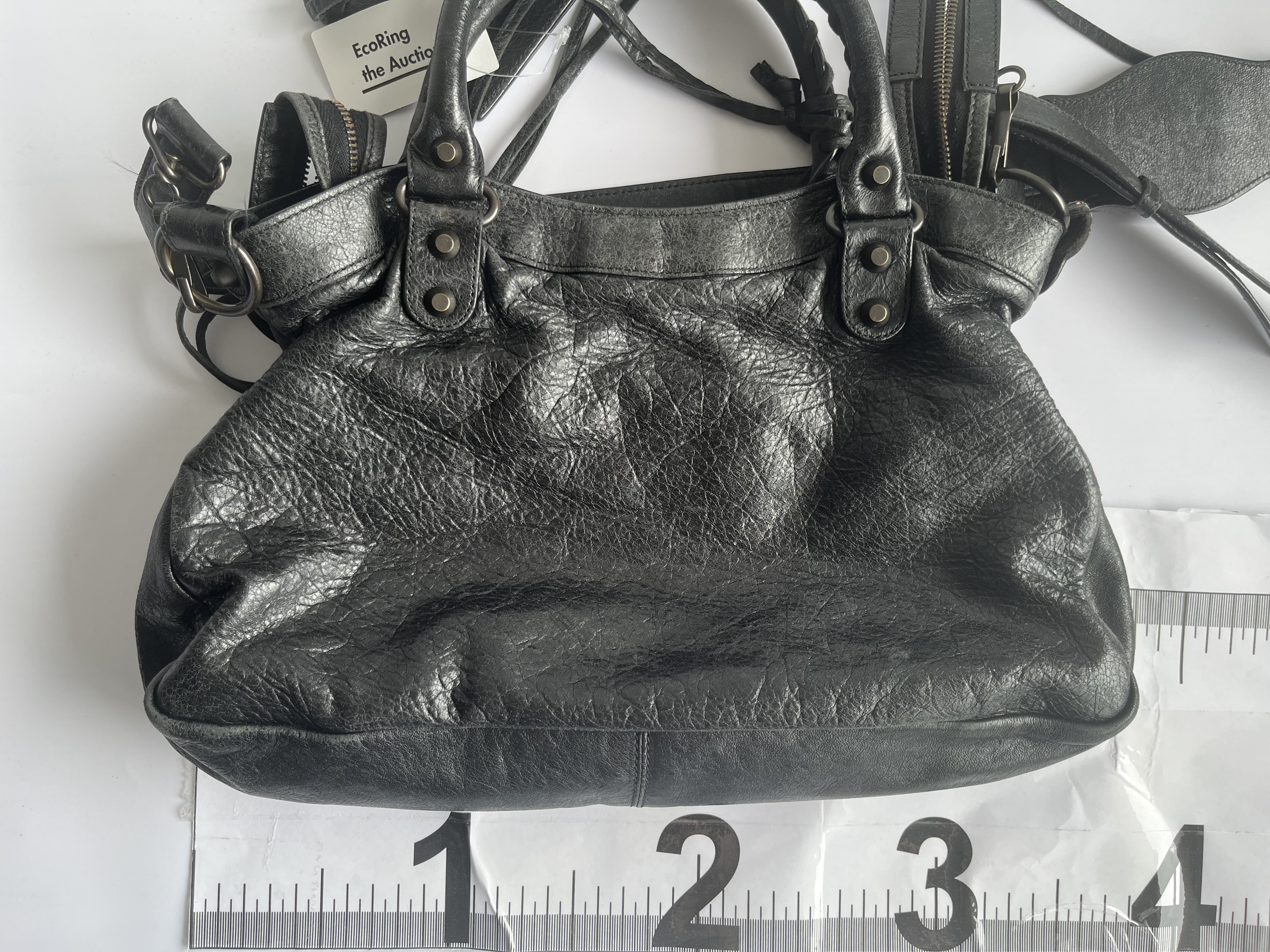 The First City Black Shoulder Bag with Mirror and Shoulder Strap — view 3
