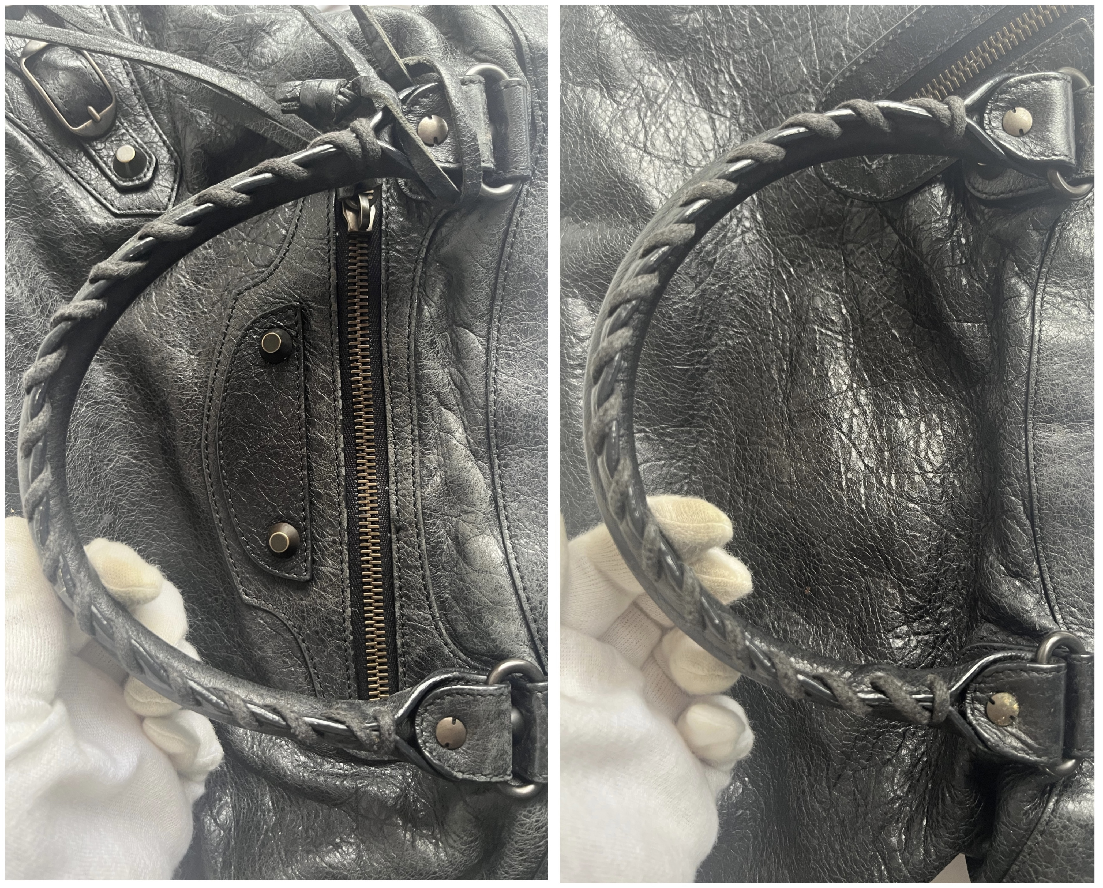 The First City Black Shoulder Bag with Mirror and Shoulder Strap — view 6