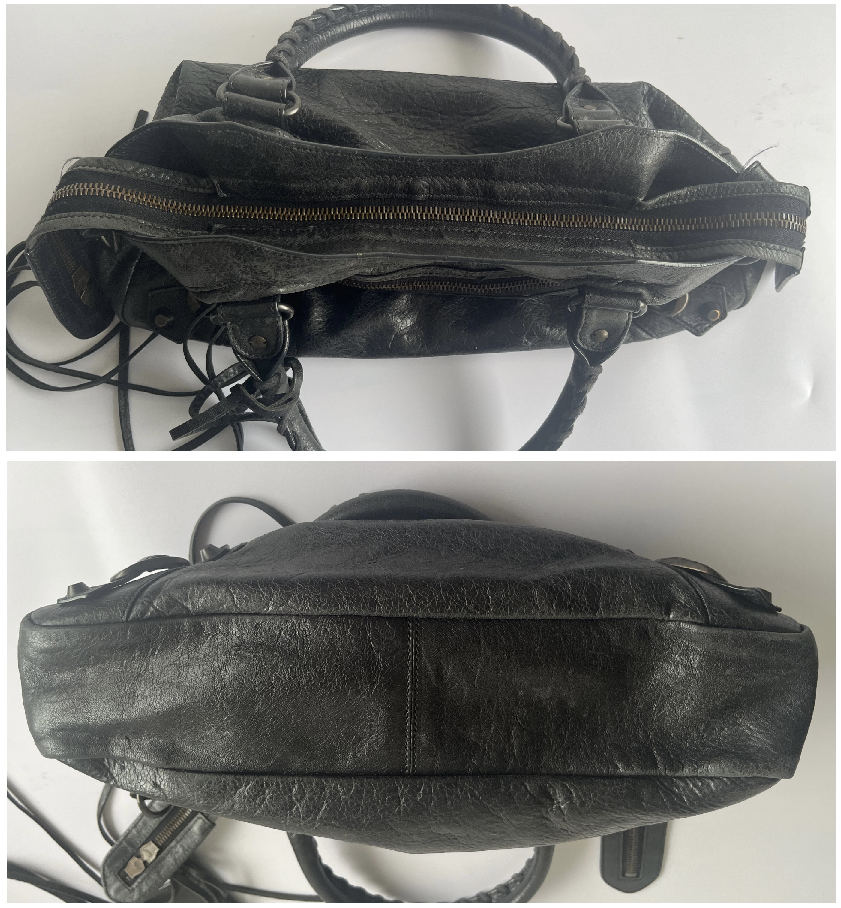 The First City Black Shoulder Bag with Mirror and Shoulder Strap — view 7