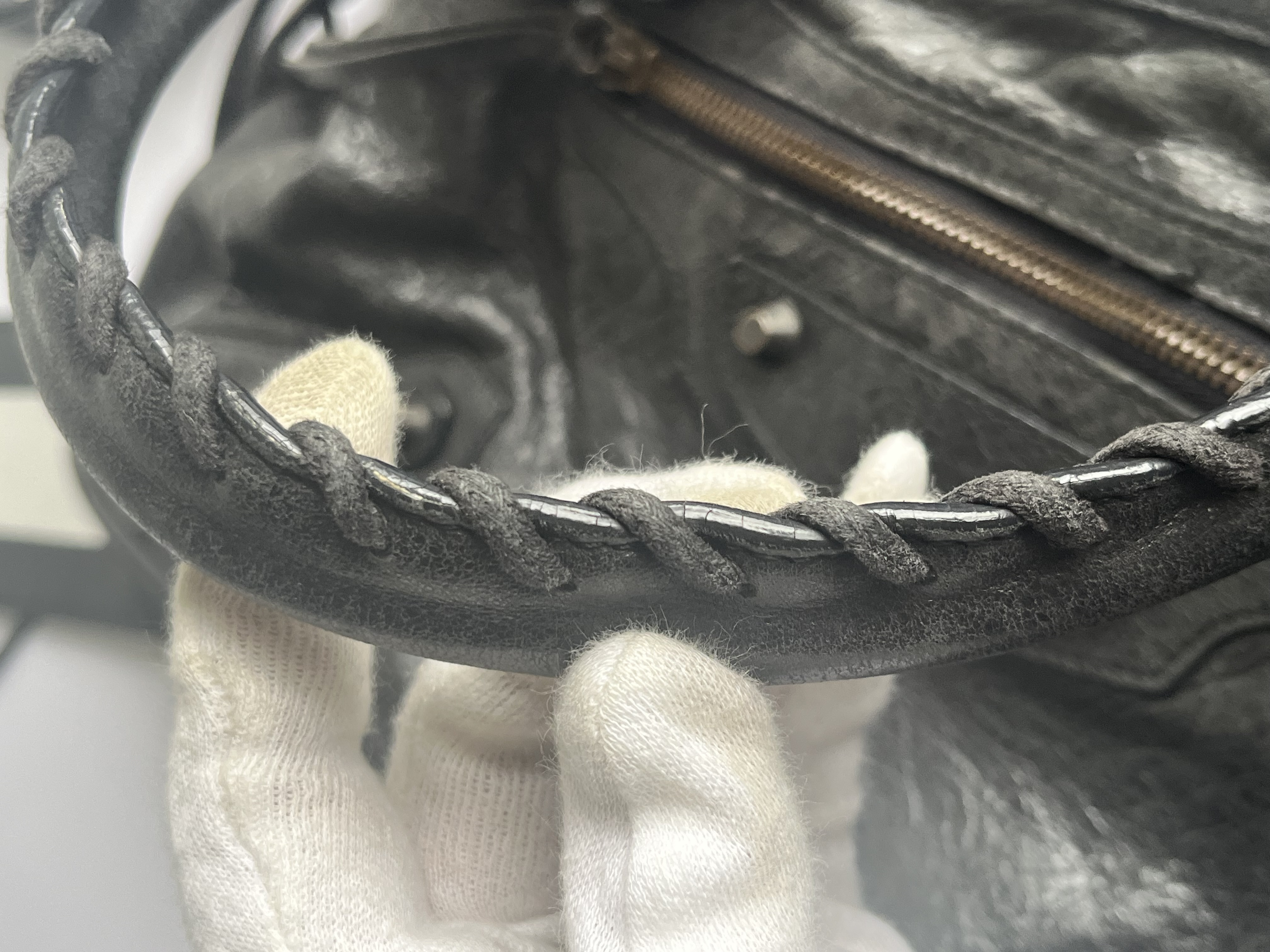 The First City Black Shoulder Bag with Mirror and Shoulder Strap — view 8