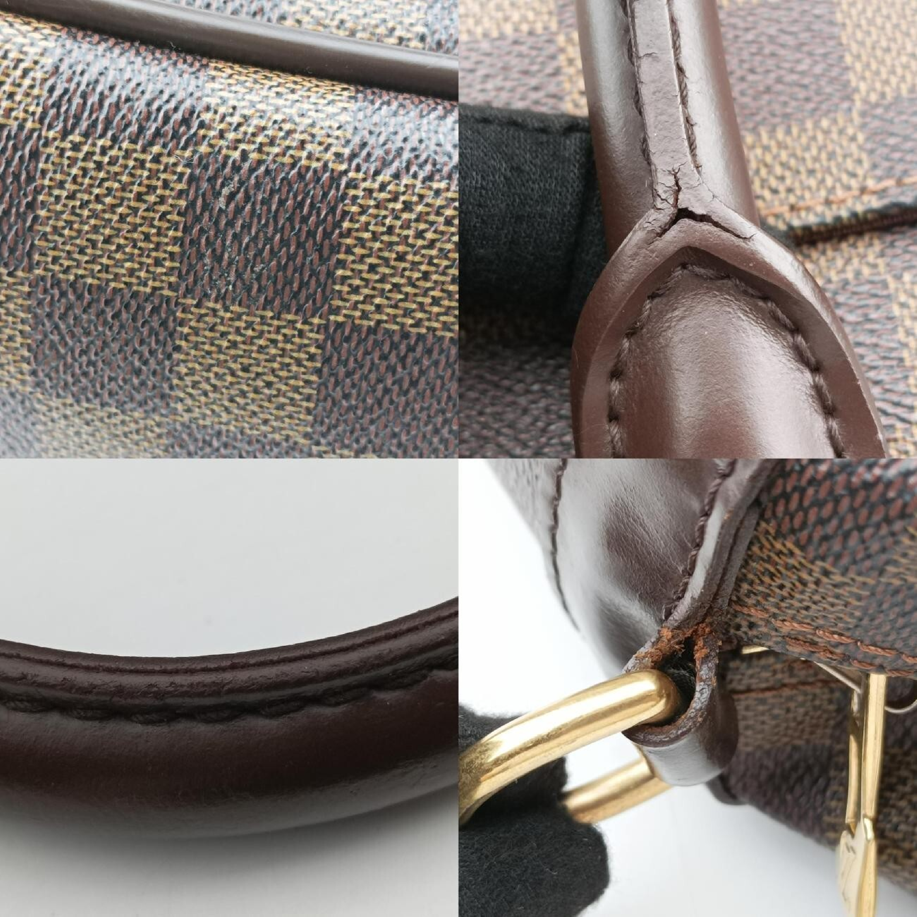 Icare Ebene Damier Canvas N23252 AS1110 Handbag — view 9