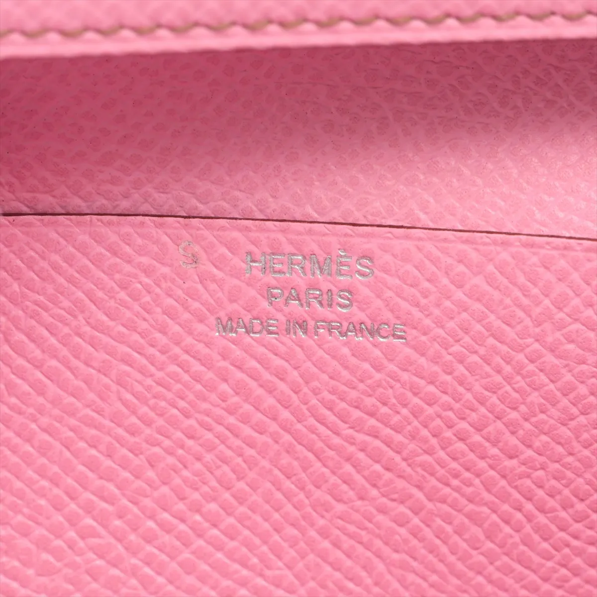 Bearn Soufflé Veau Epsom Long Wallet Rose Confetti Silver Hardware N: 2010 Sale Item — view 9