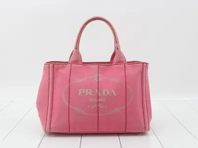 Canvas Canapa Mini Handbag, Pink