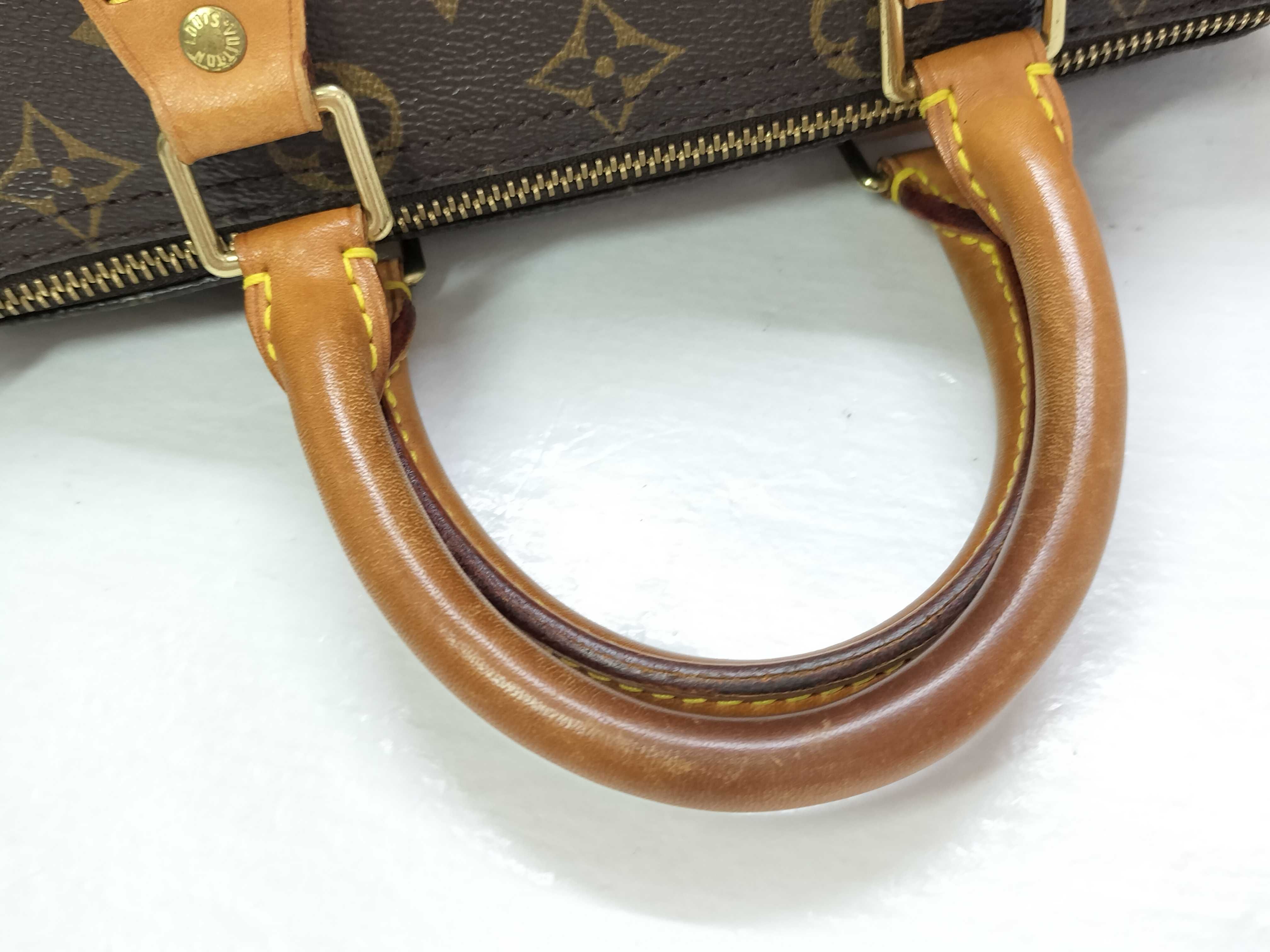 Monogram Speedy 25 Handbag with Key and Padlock — view 3