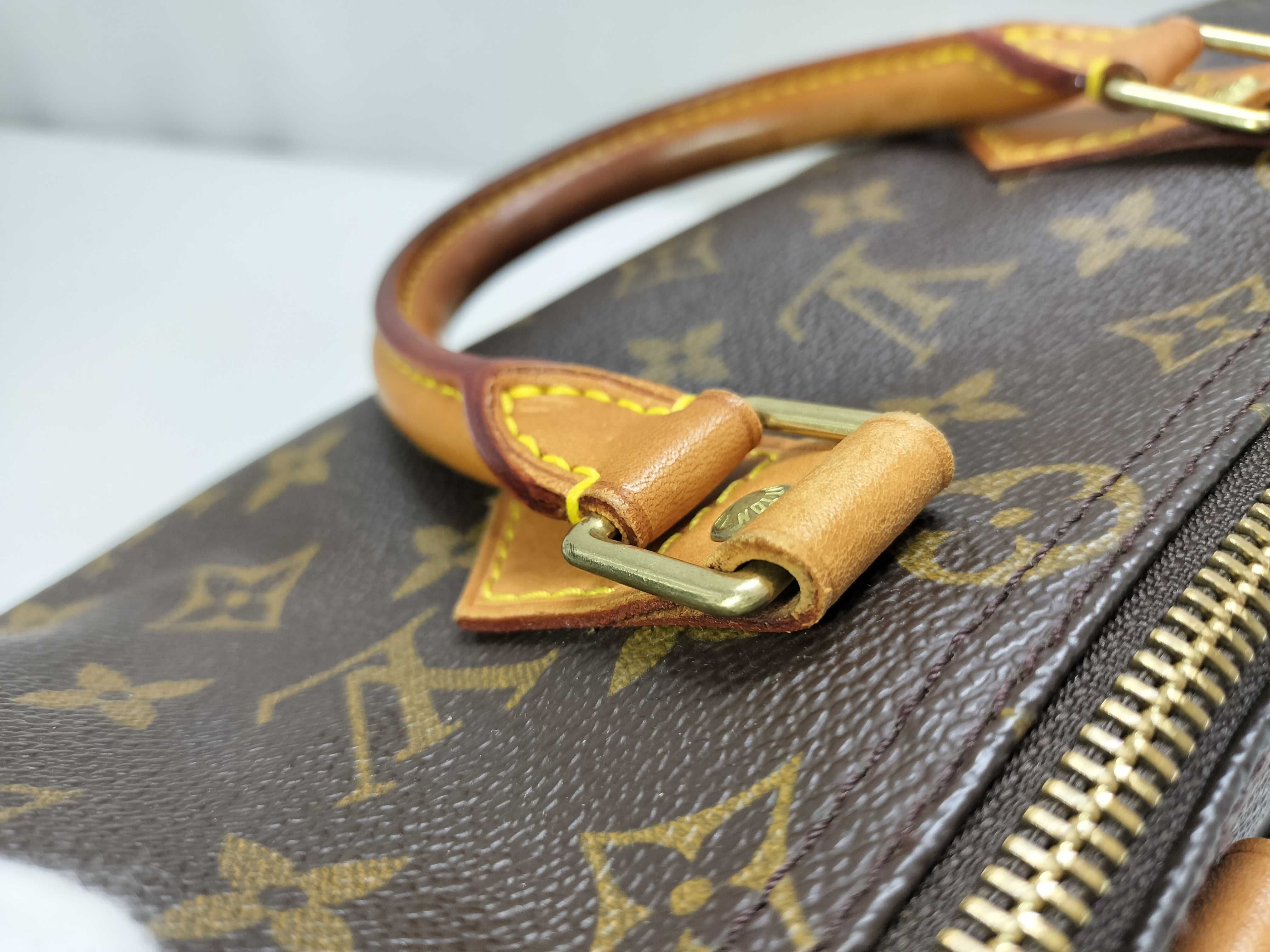 Monogram Speedy 25 Handbag with Key and Padlock — view 5