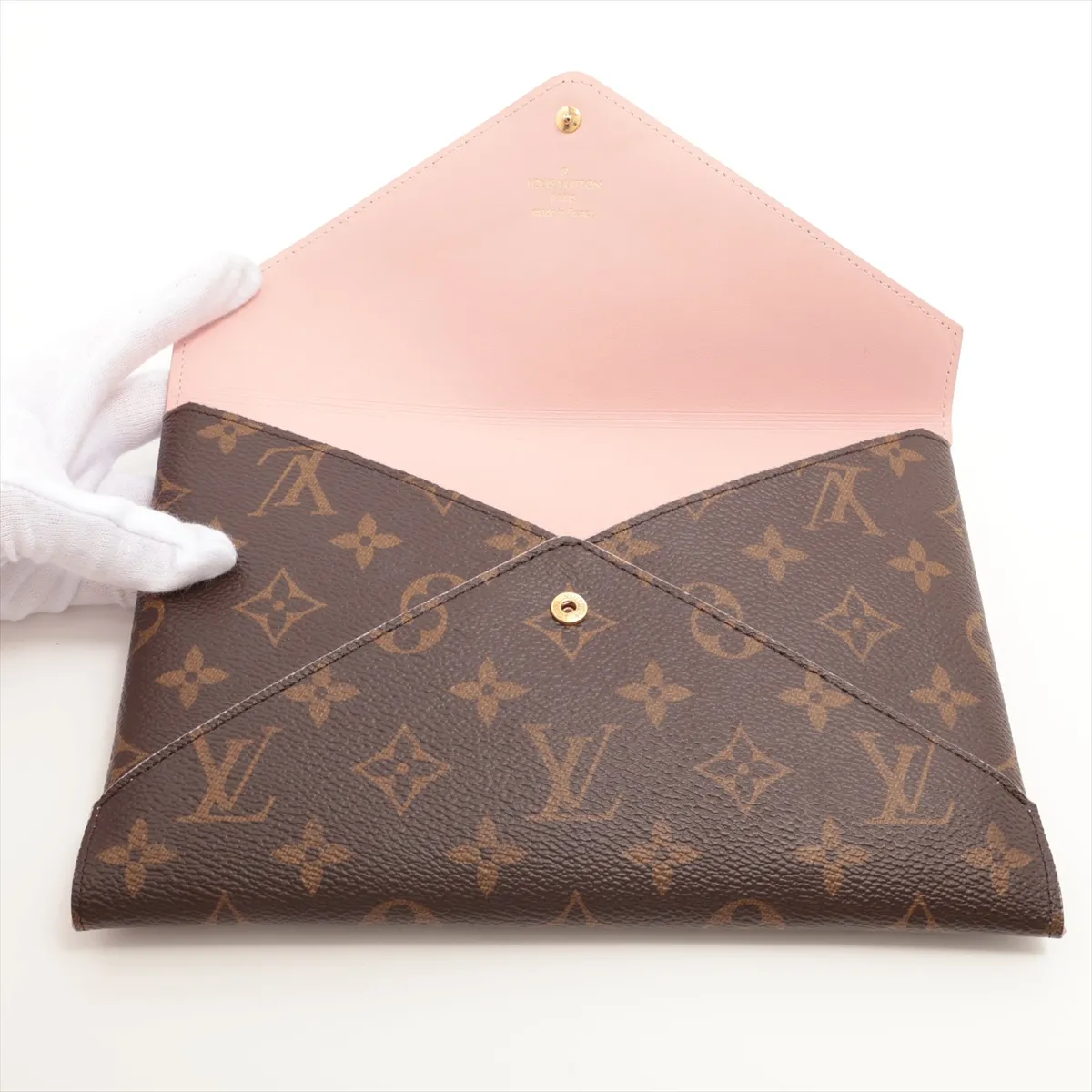 Monogram Pochette Kirigami M62034 SN4189 Brown Pouch — view 3