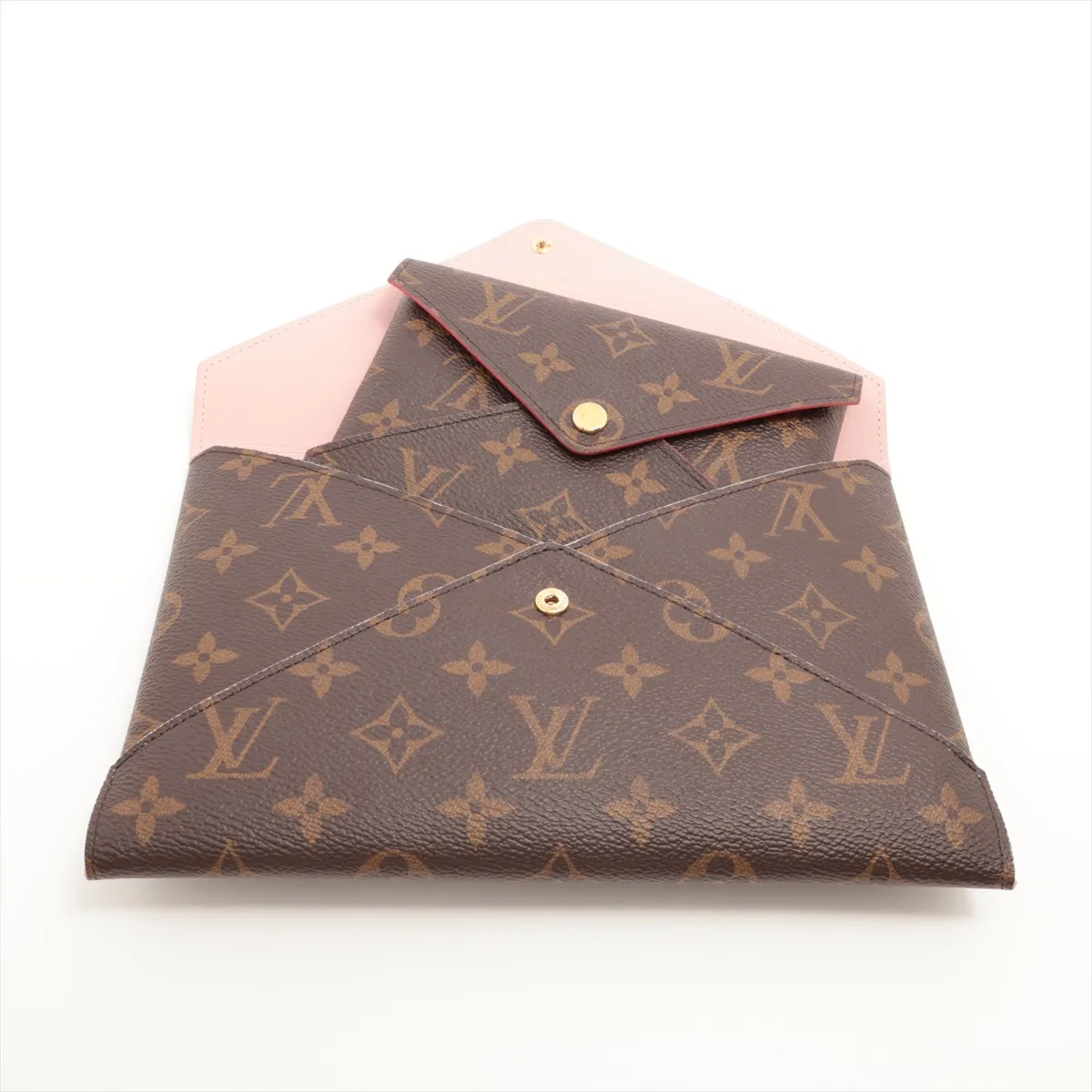Monogram Pochette Kirigami M62034 SN4189 Brown Pouch — view 4