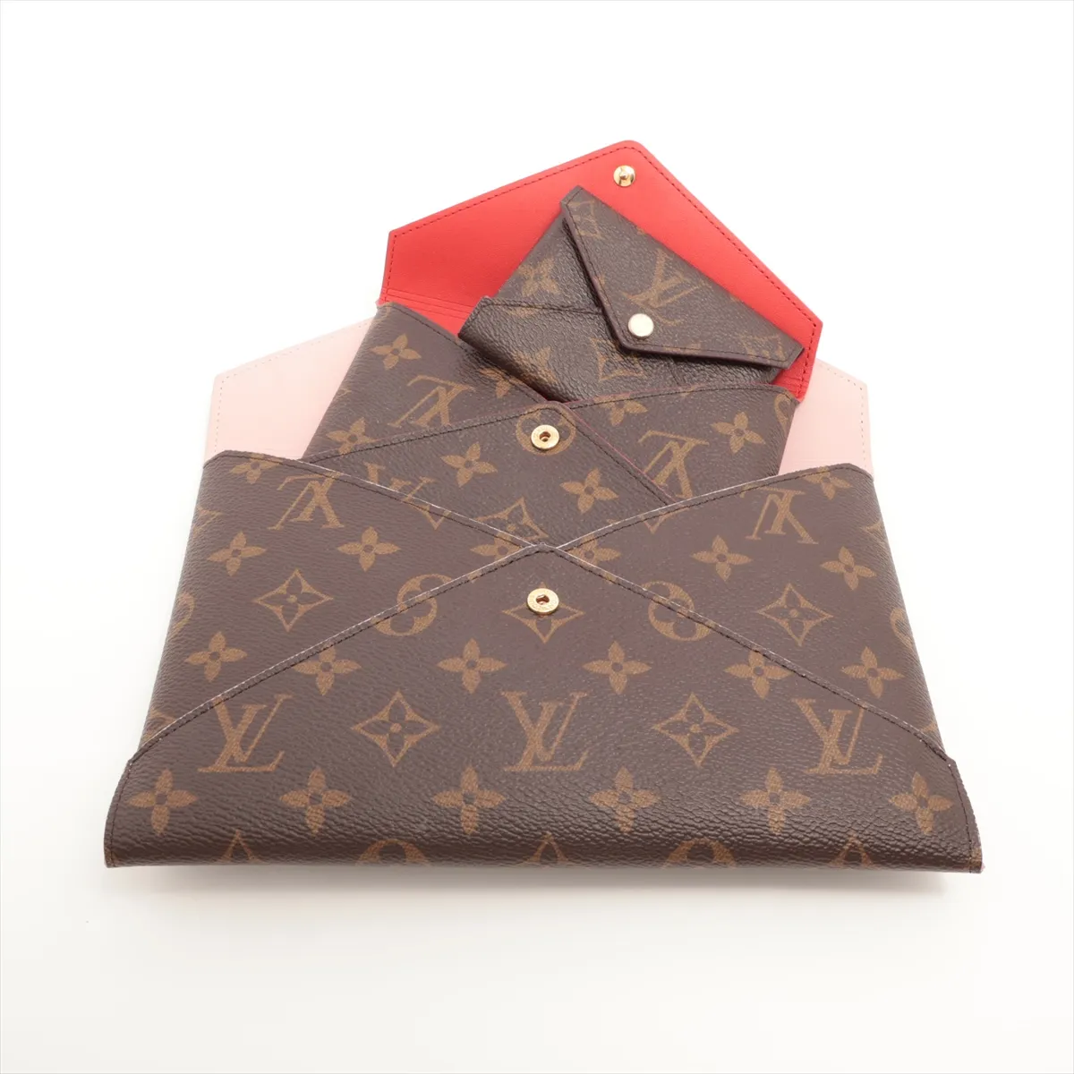 Monogram Pochette Kirigami M62034 SN4189 Brown Pouch — view 5