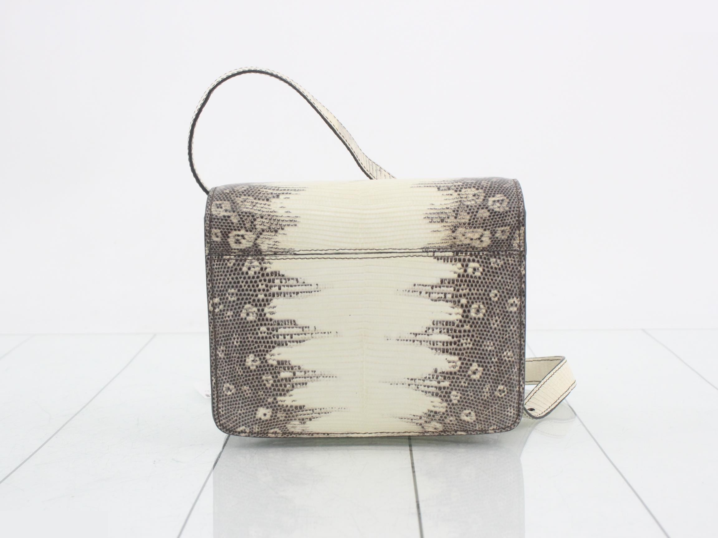 Classic Box Lizard Shoulder Bag — view 2