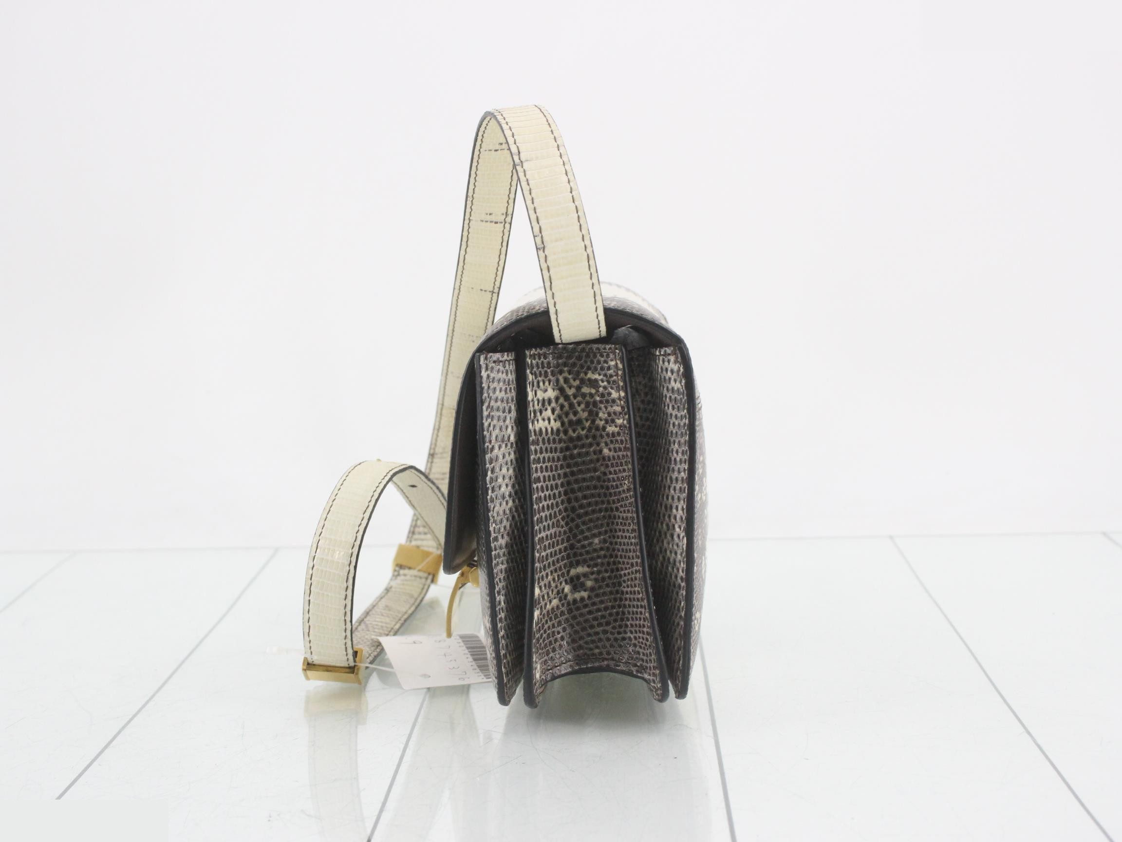Classic Box Lizard Shoulder Bag — view 3