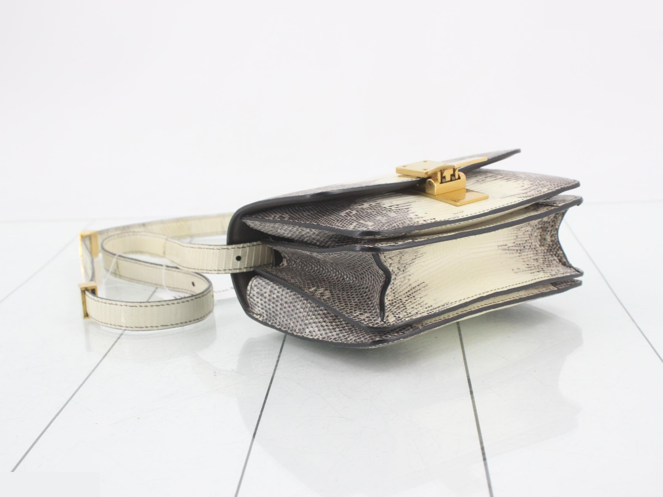 Classic Box Lizard Shoulder Bag — view 5