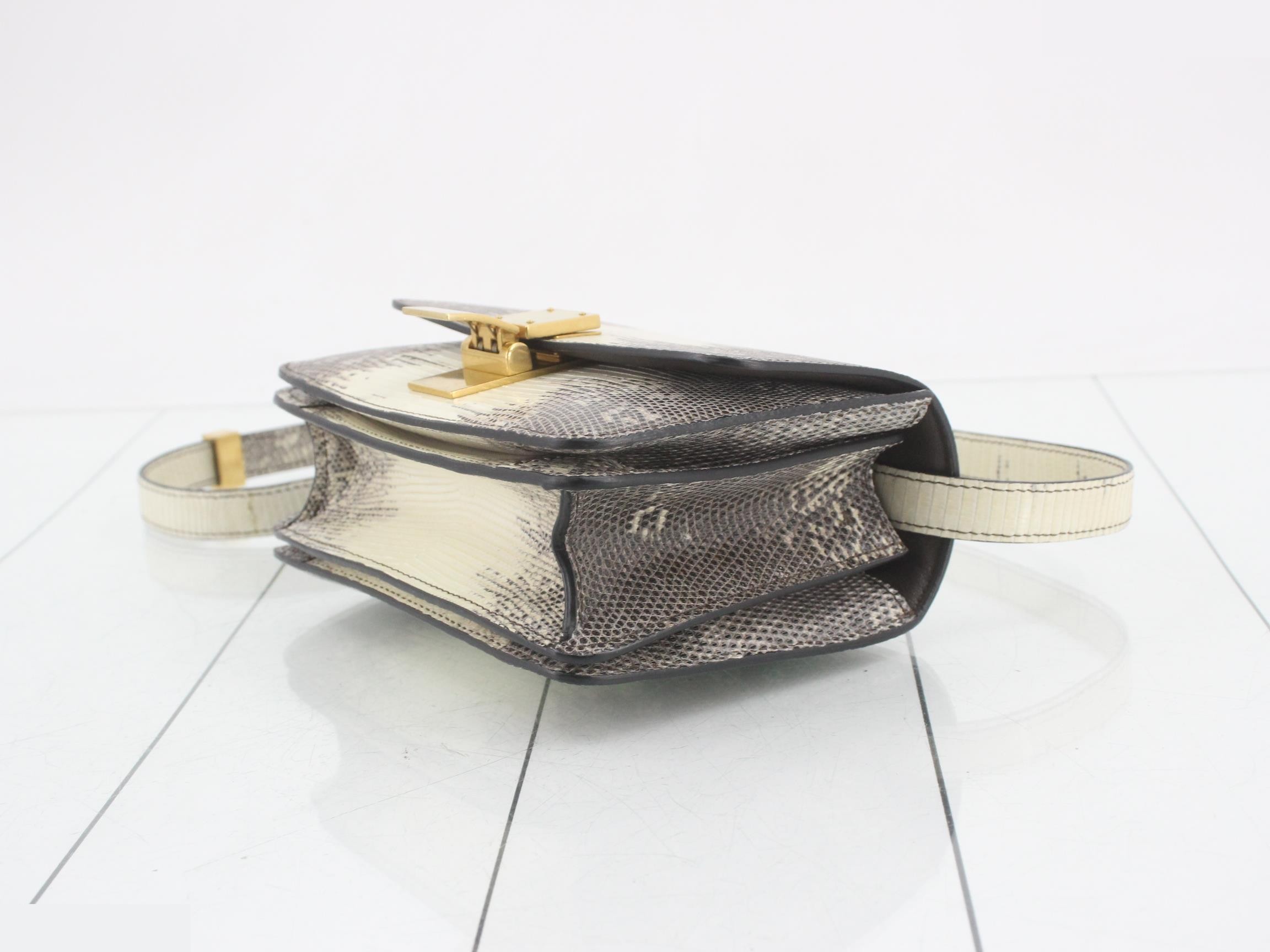 Classic Box Lizard Shoulder Bag — view 6