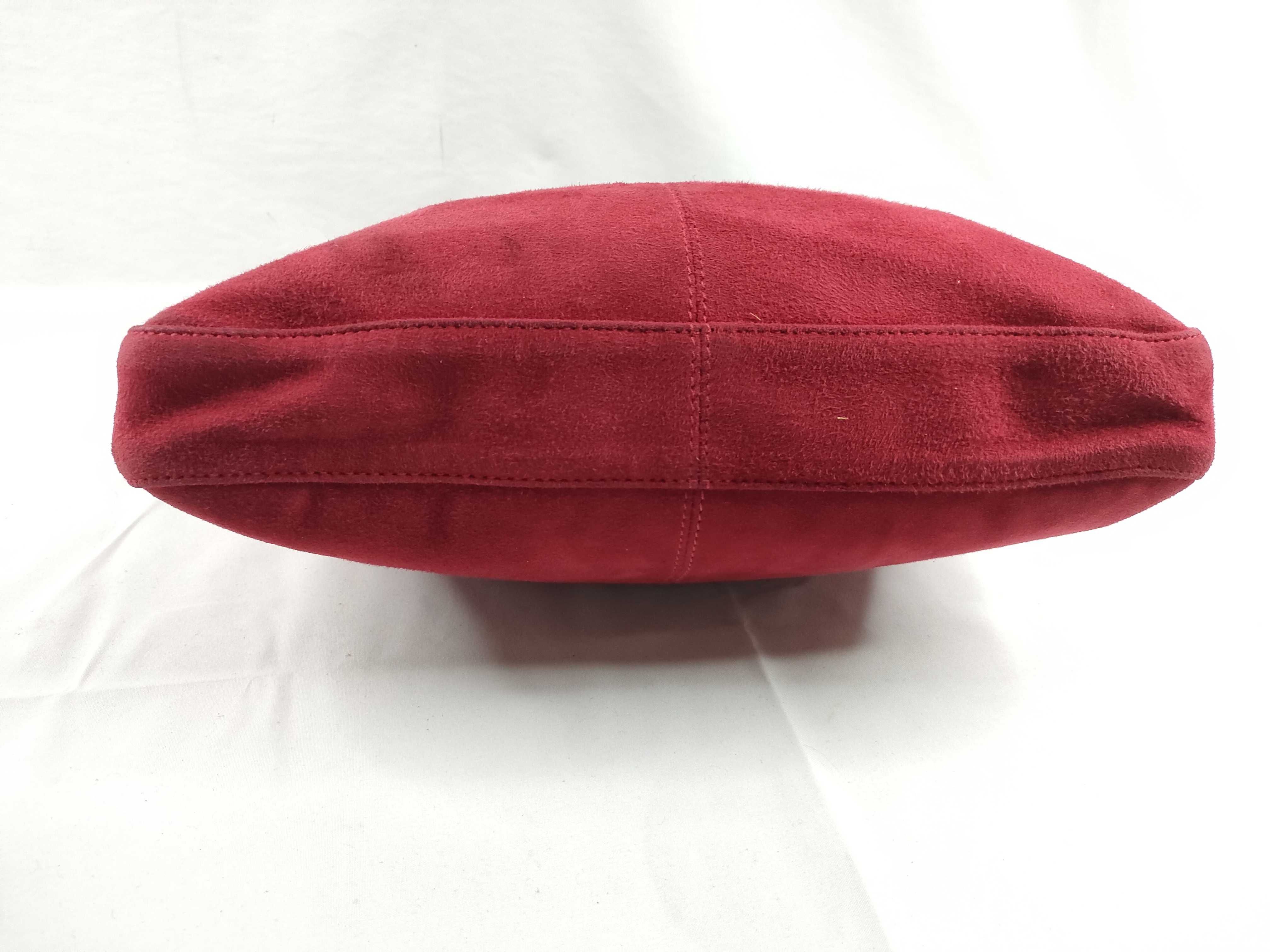 Mamma Fendi Manbucket Handbag Suede Red Handbag — view 4