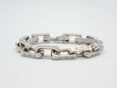Chain bracelet, monogram, wrist circumference approximately 20cm
