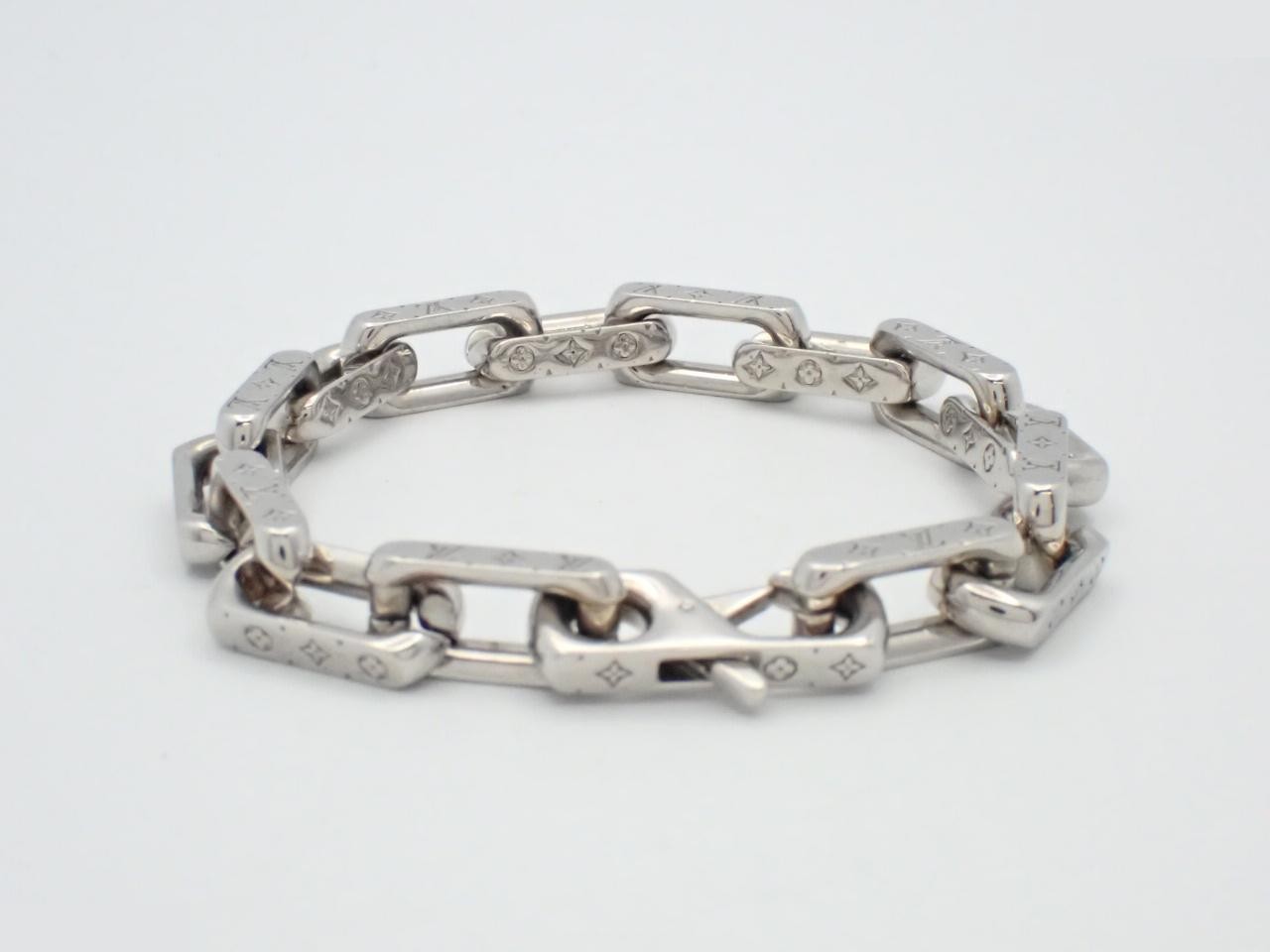 Chain bracelet, monogram, wrist circumference approximately 20cm — view 2
