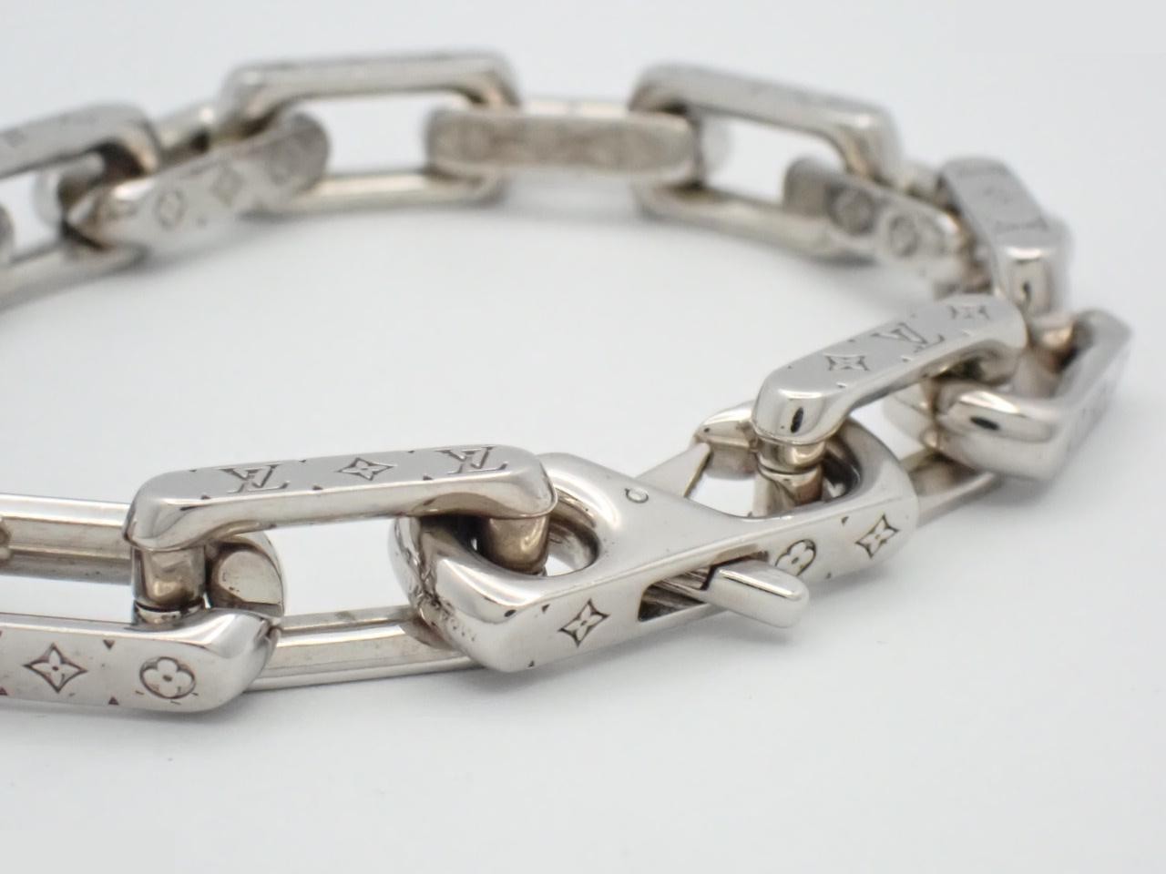 Chain bracelet, monogram, wrist circumference approximately 20cm — view 3