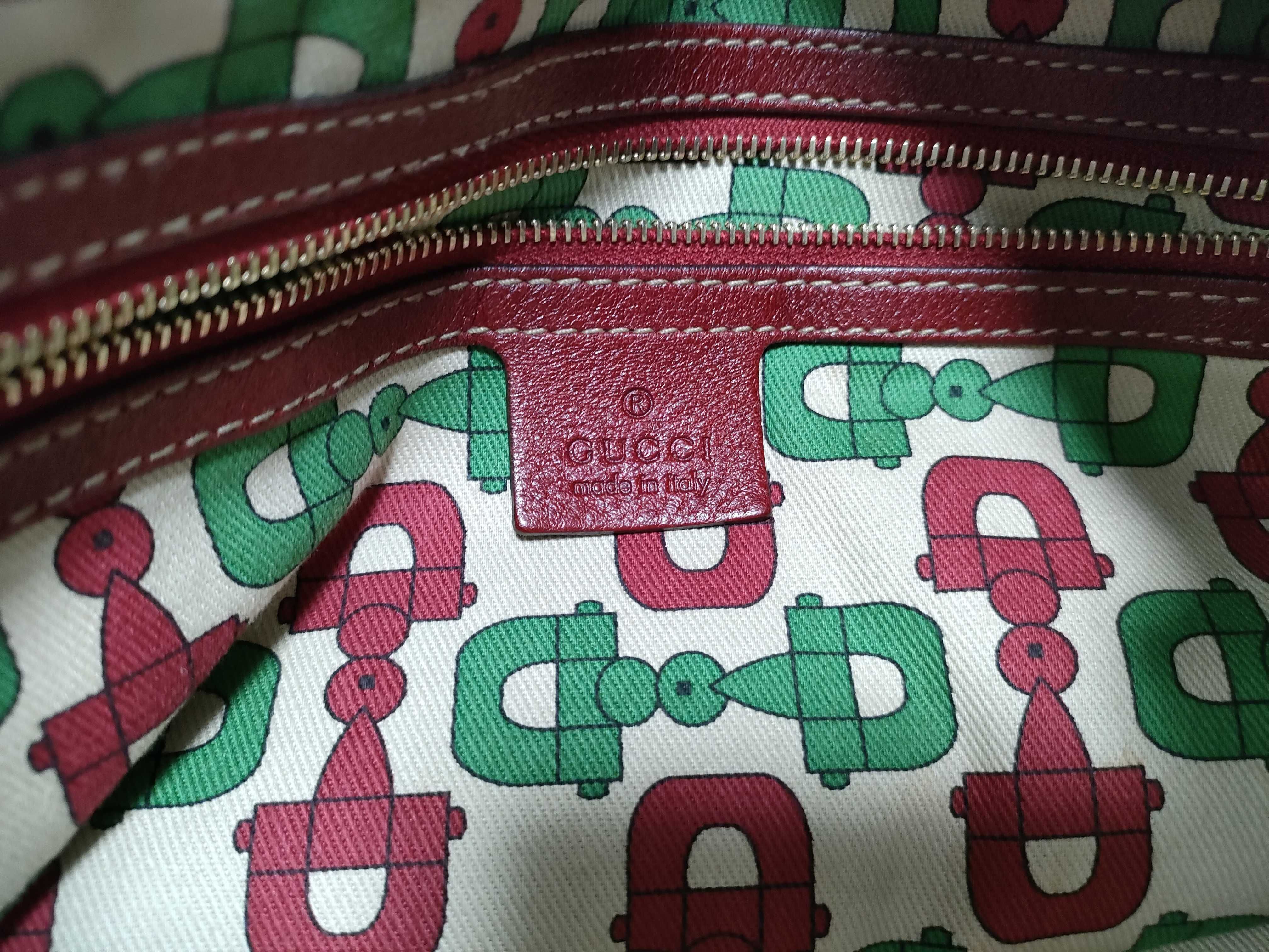 Red Leather Hobo Bag Shoulder Bag — view 14