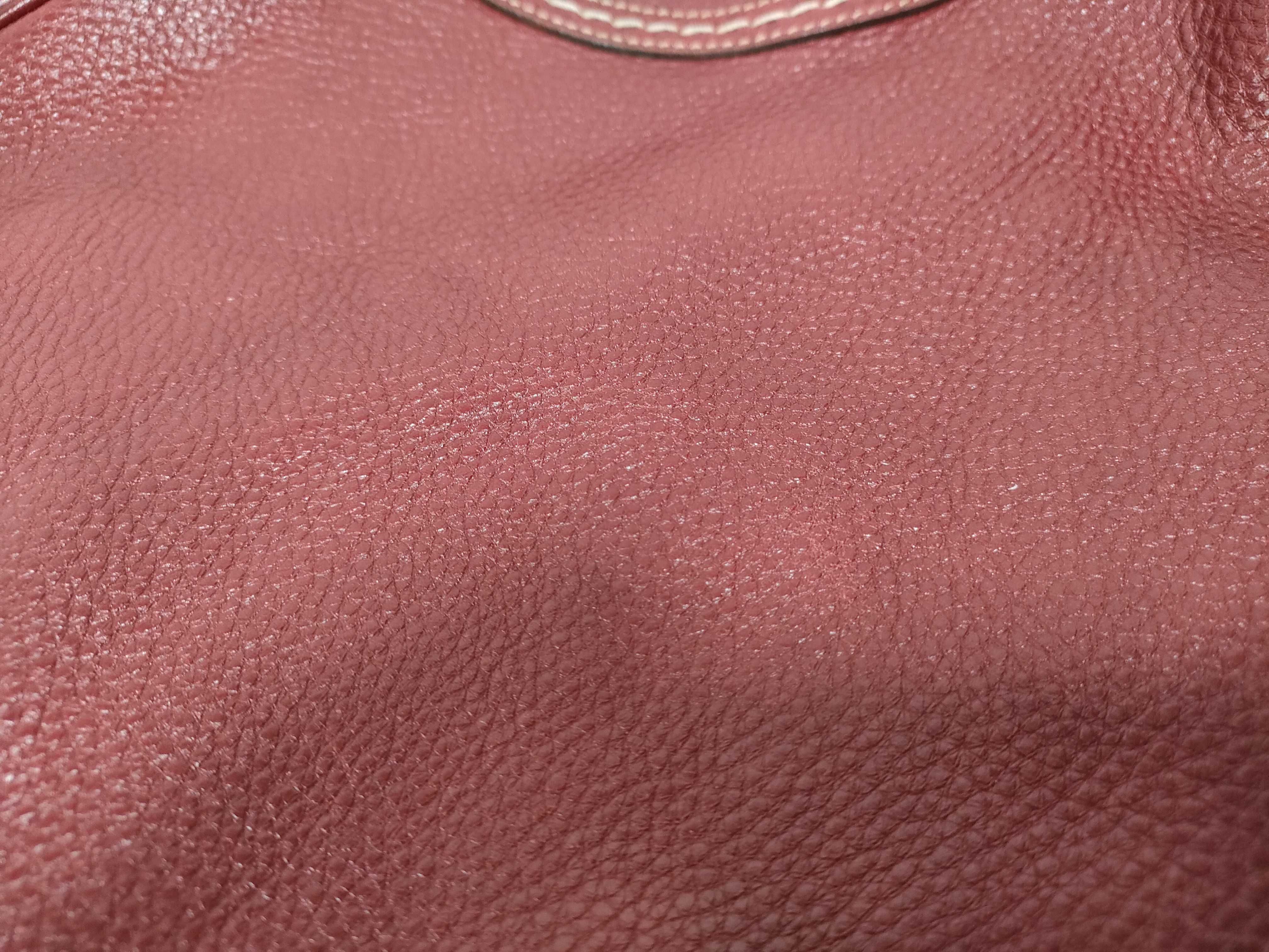 Red Leather Hobo Bag Shoulder Bag — view 6