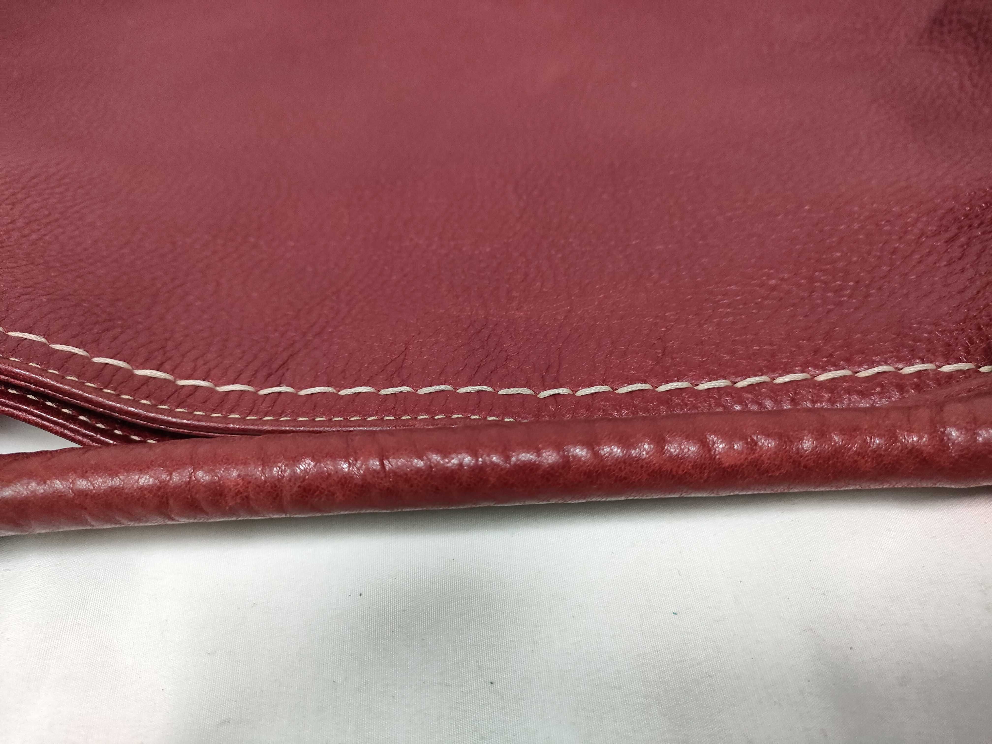 Red Leather Hobo Bag Shoulder Bag — view 8