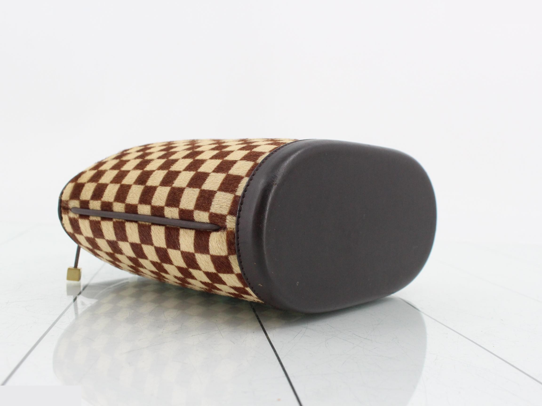 LV M92133 Impala Sauvage Brown Calfskin Handbag — view 5