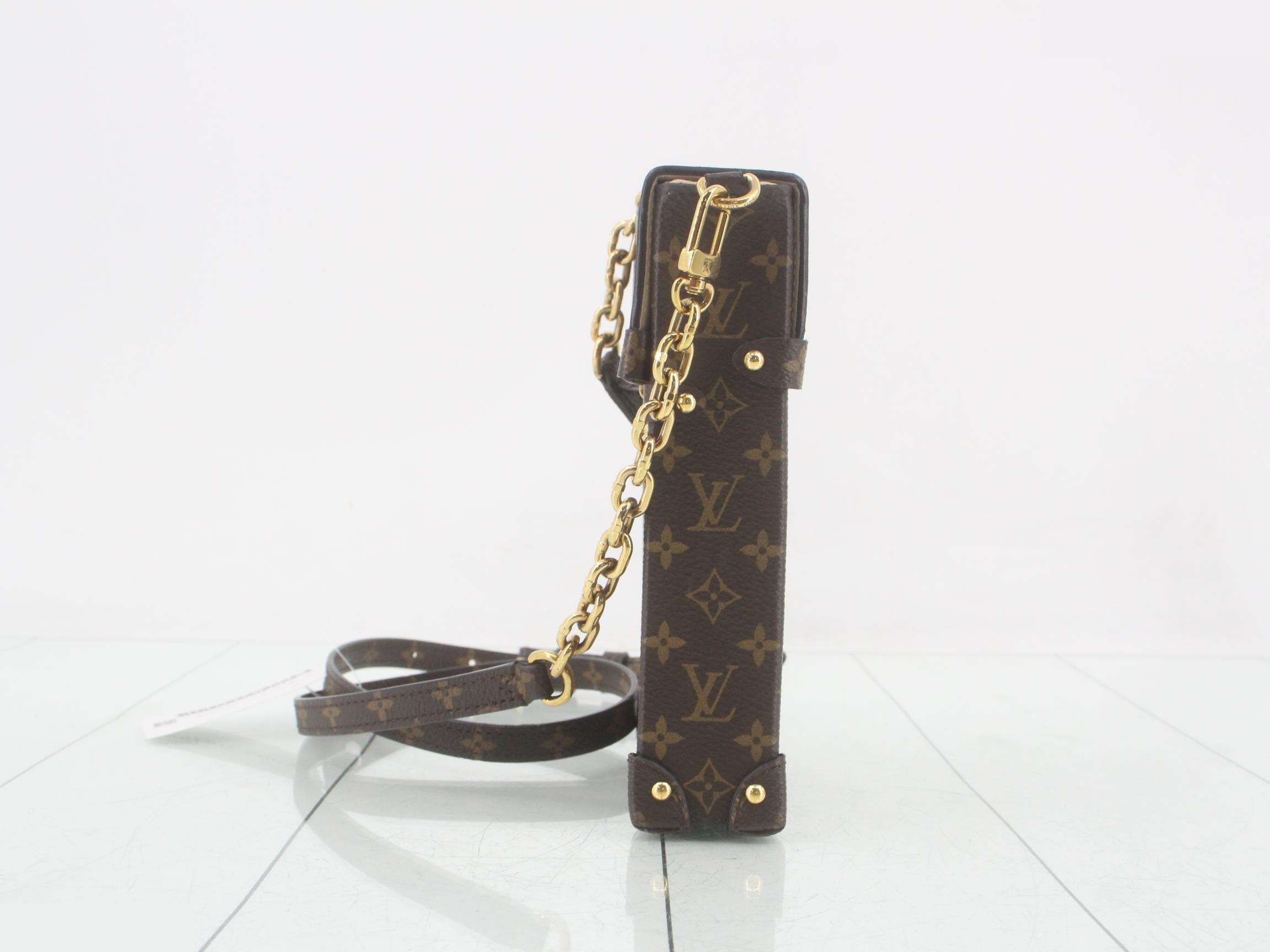 Reverse Pochette Trunk Vertical Shoulder Bag — view 3