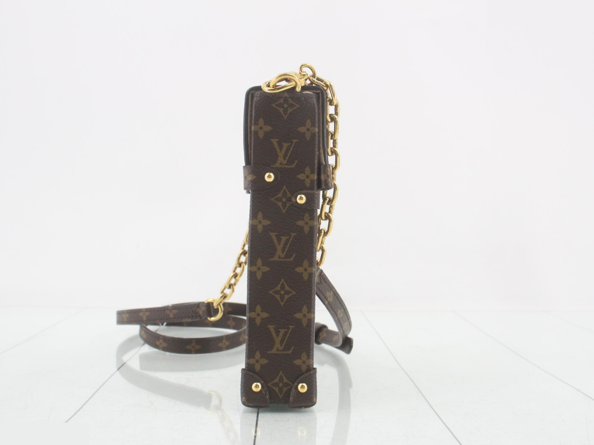 Reverse Pochette Trunk Vertical Shoulder Bag — view 4