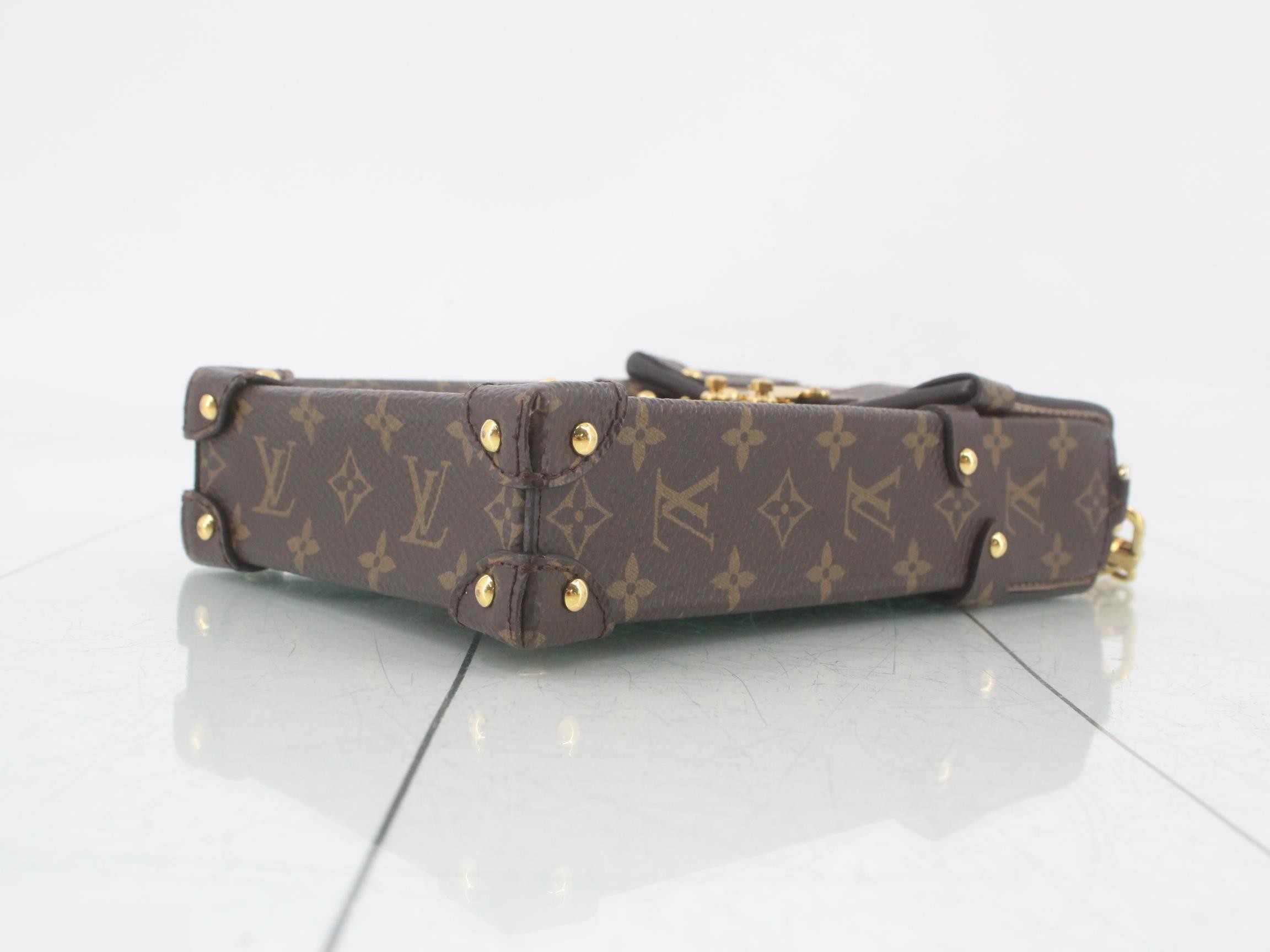 Reverse Pochette Trunk Vertical Shoulder Bag — view 6