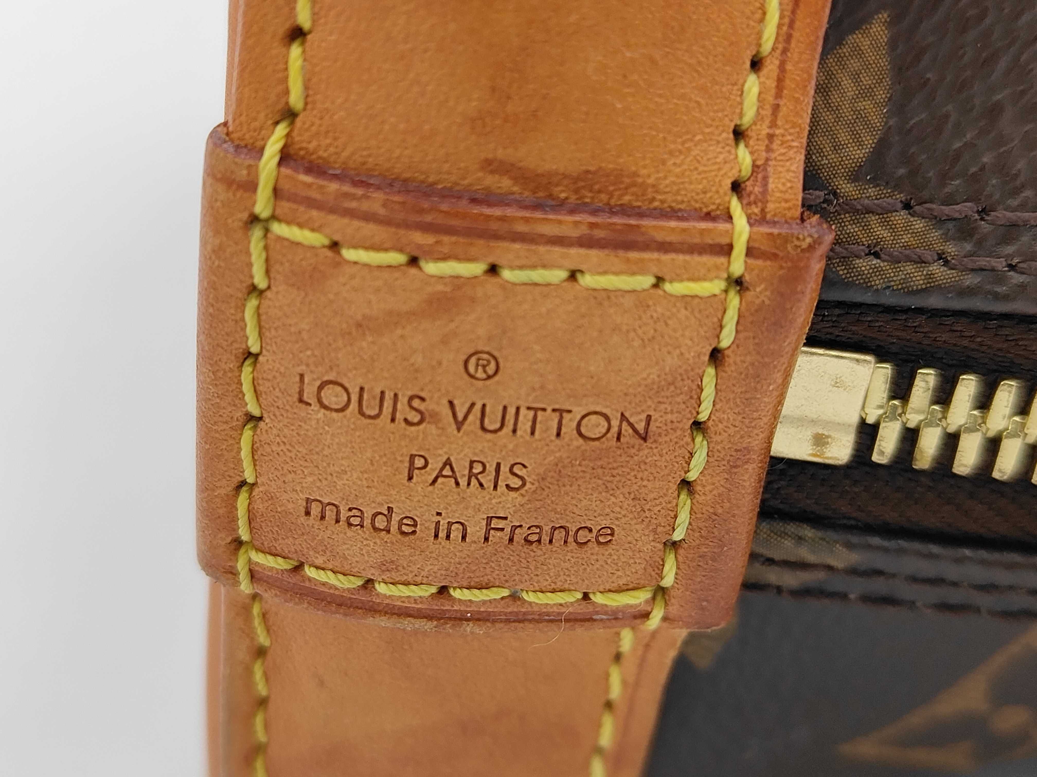 Monogram Alma BB M53152 ML0199 Handbag with Padlock, 2 Keys, and Clochette — view 11
