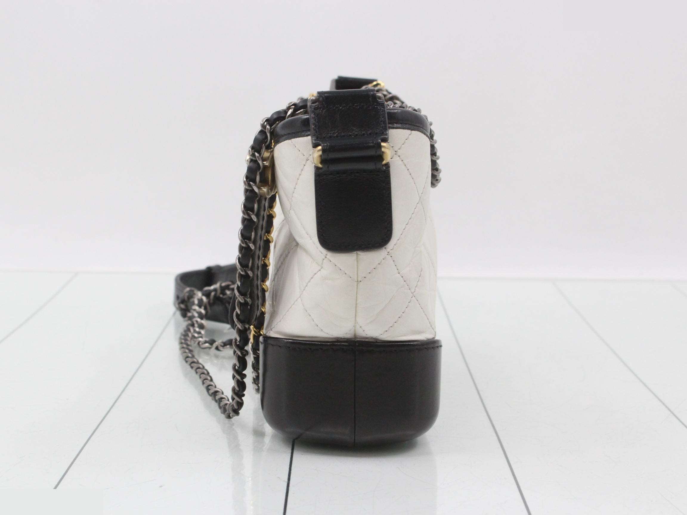 Gabrielle de Chanel Leather Chain Shoulder Bag — view 3