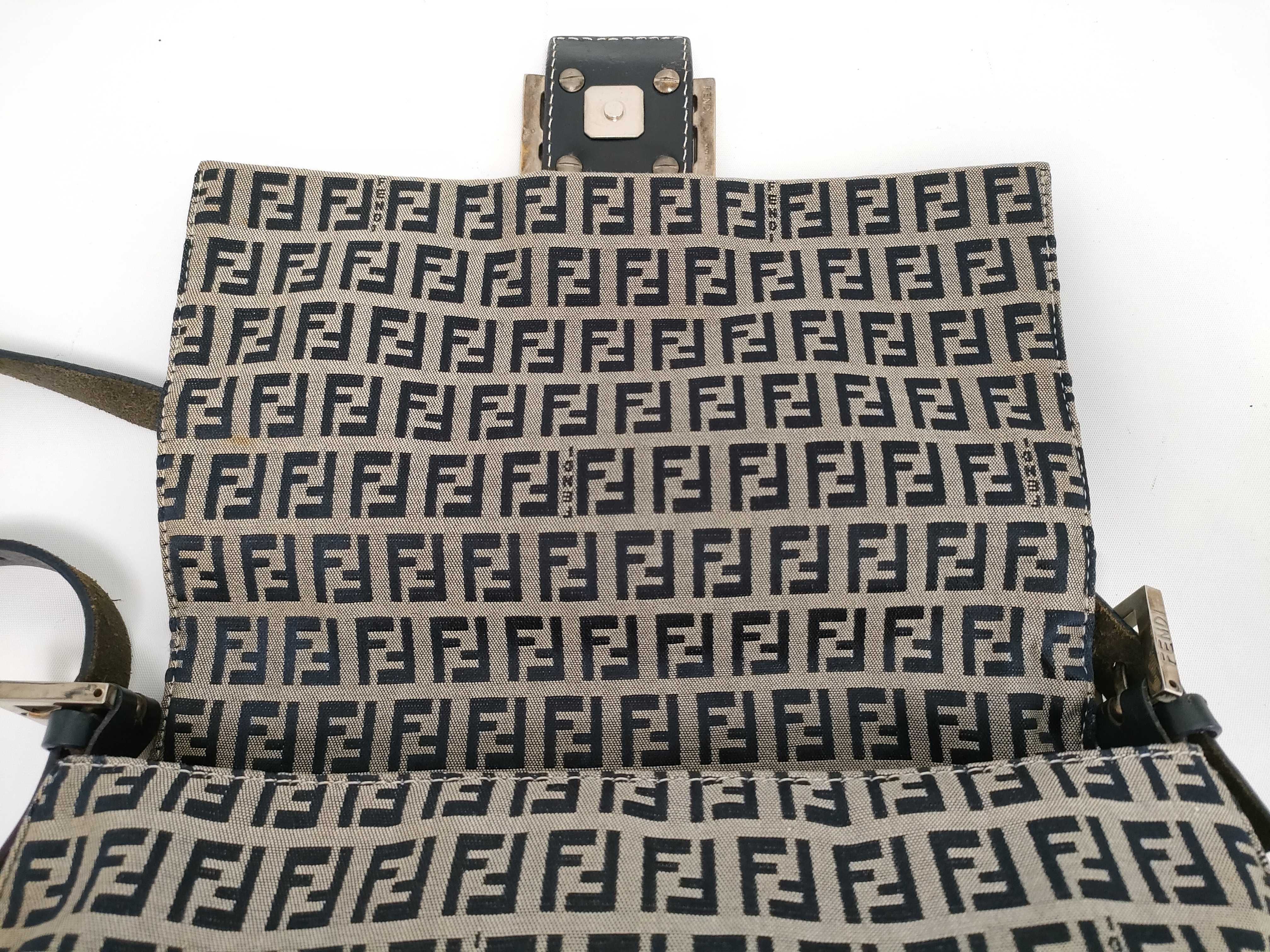 Zucca pattern Fendi Mamma Bucket Zucchino One Shoulder Bag — view 11