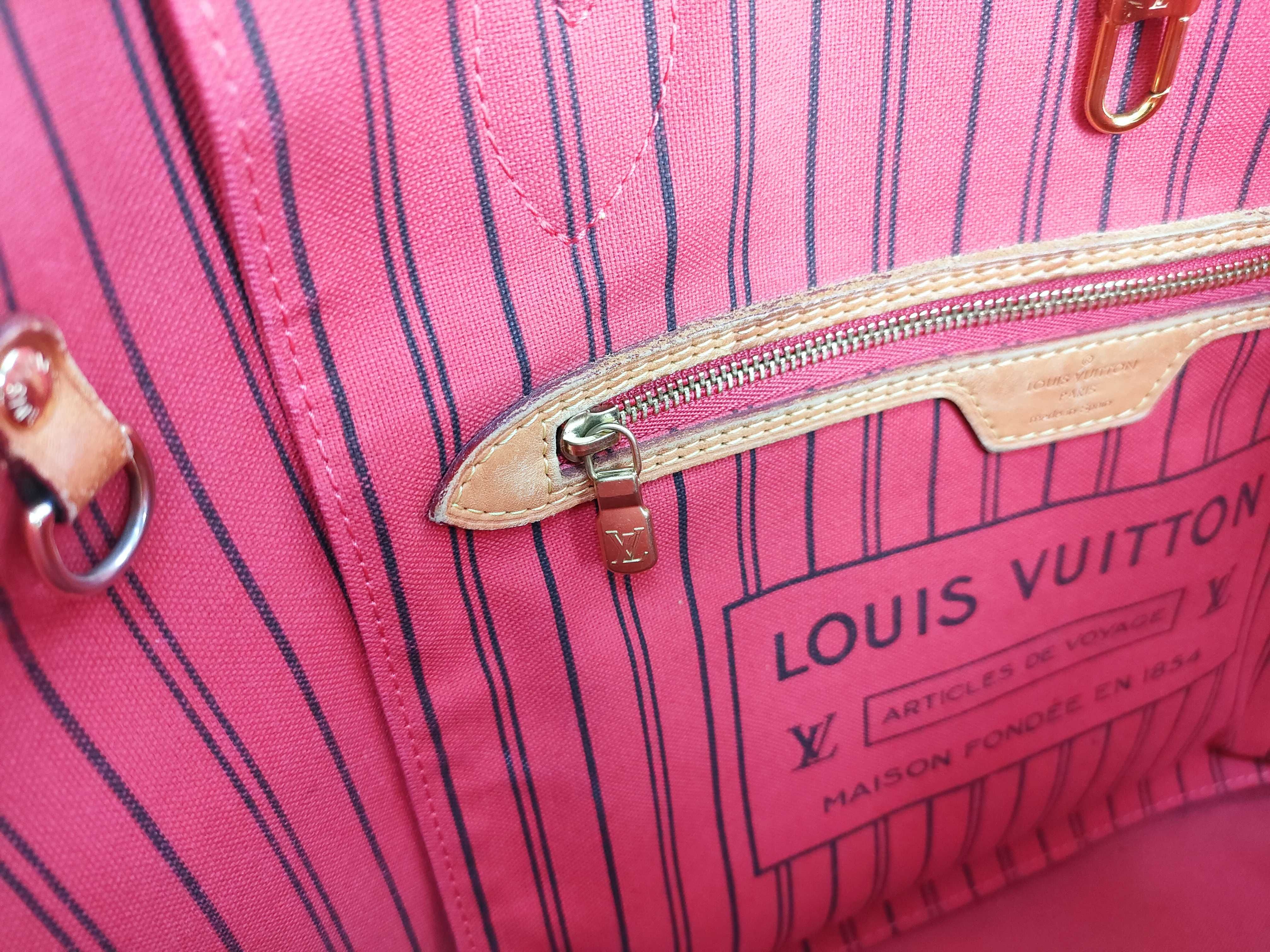 Monogram LV Monogram Neverfull MM M41177 CA0197 Pouch Tote Bag — view 14