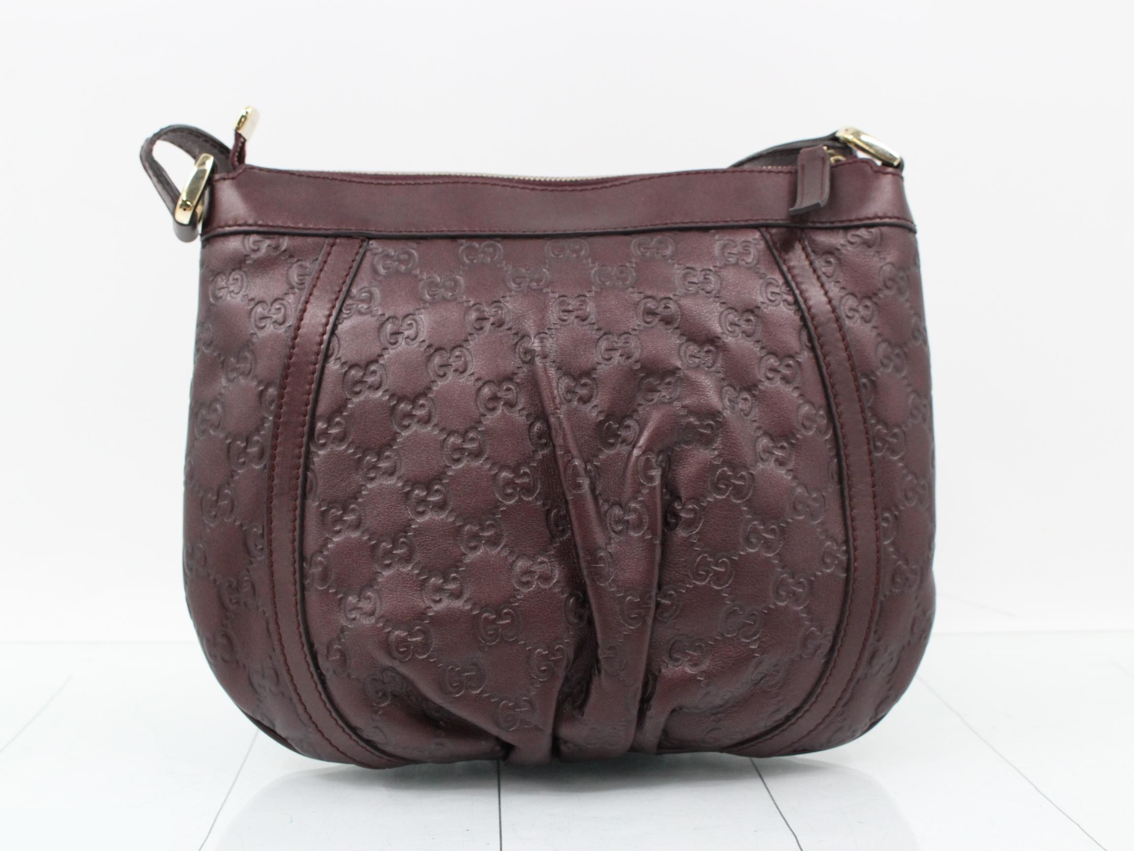 Abby D ring diagonal leather — view 2