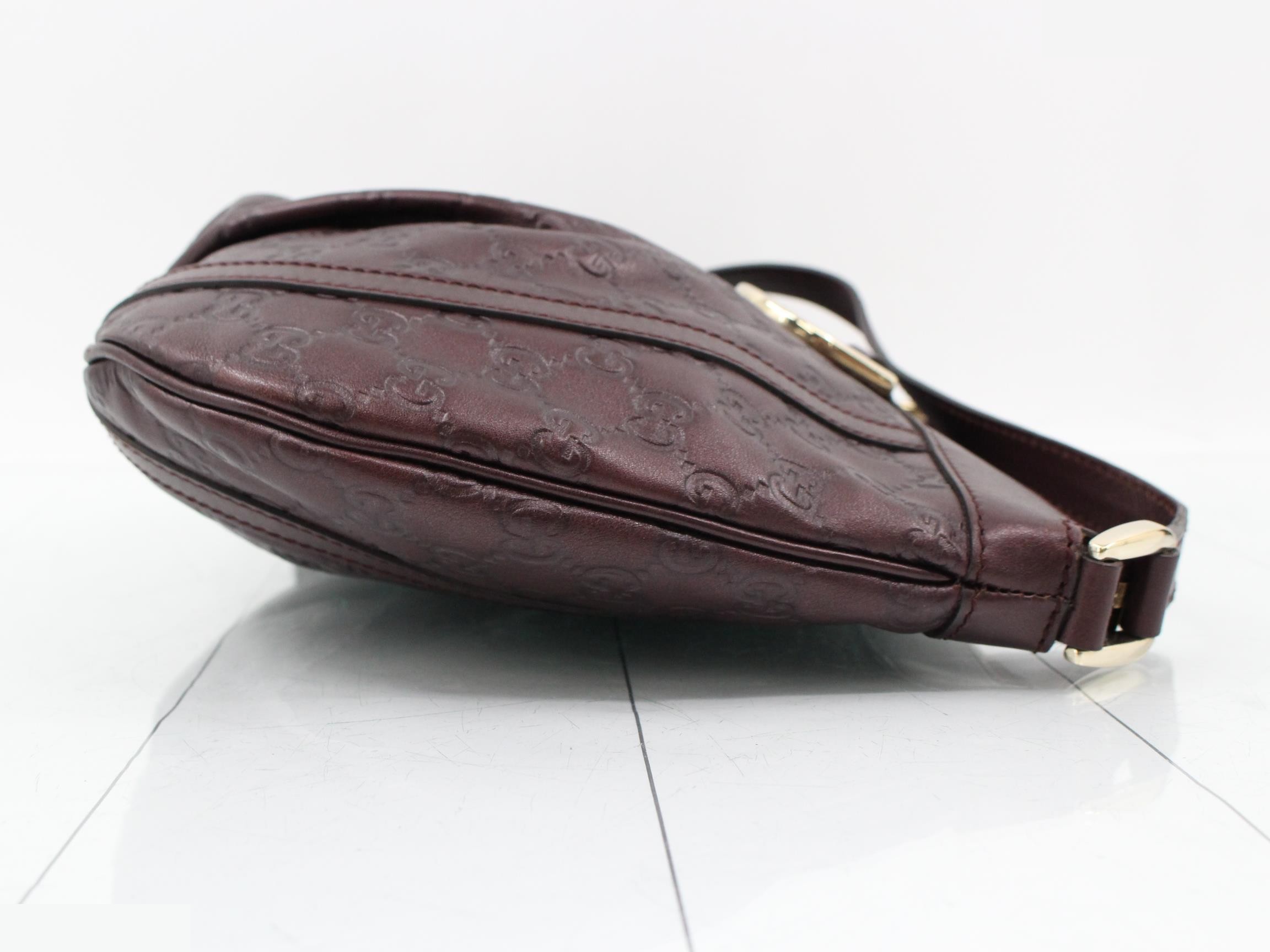 Abby D ring diagonal leather — view 3