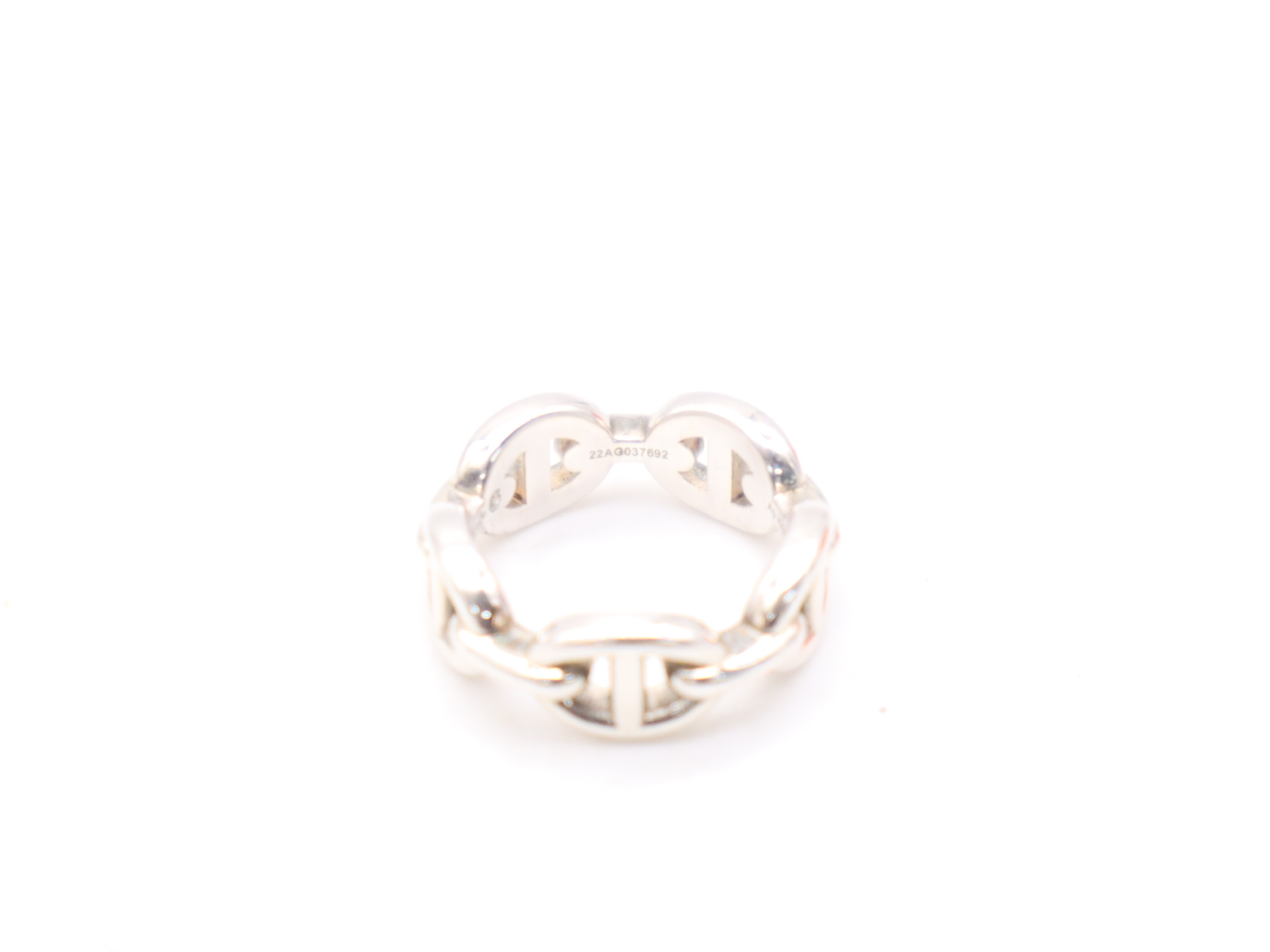 Ag925 Chaine d'Ancre Enchainée Ring, Silver, with Box — view 7