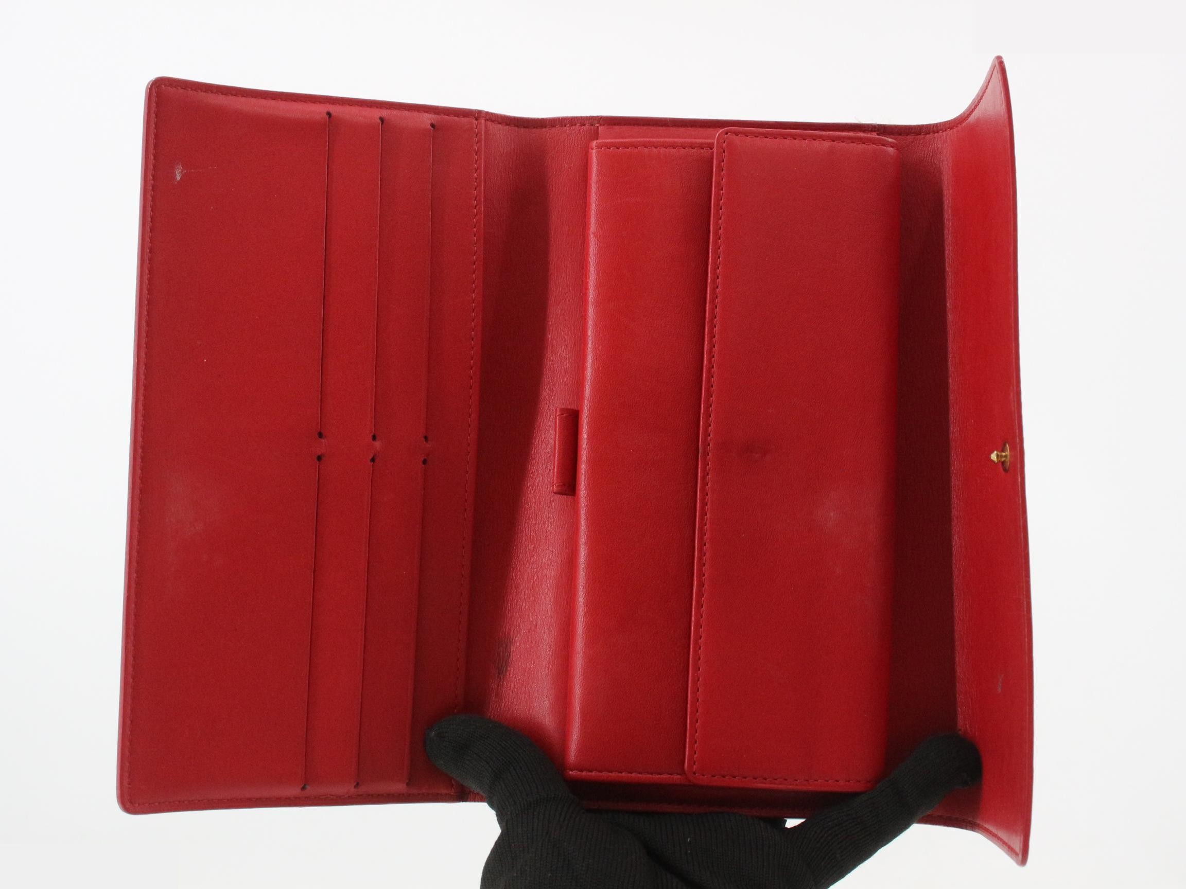 M93530 Portefeuille Sarah Pomme d'Amour Long Wallet — view 4