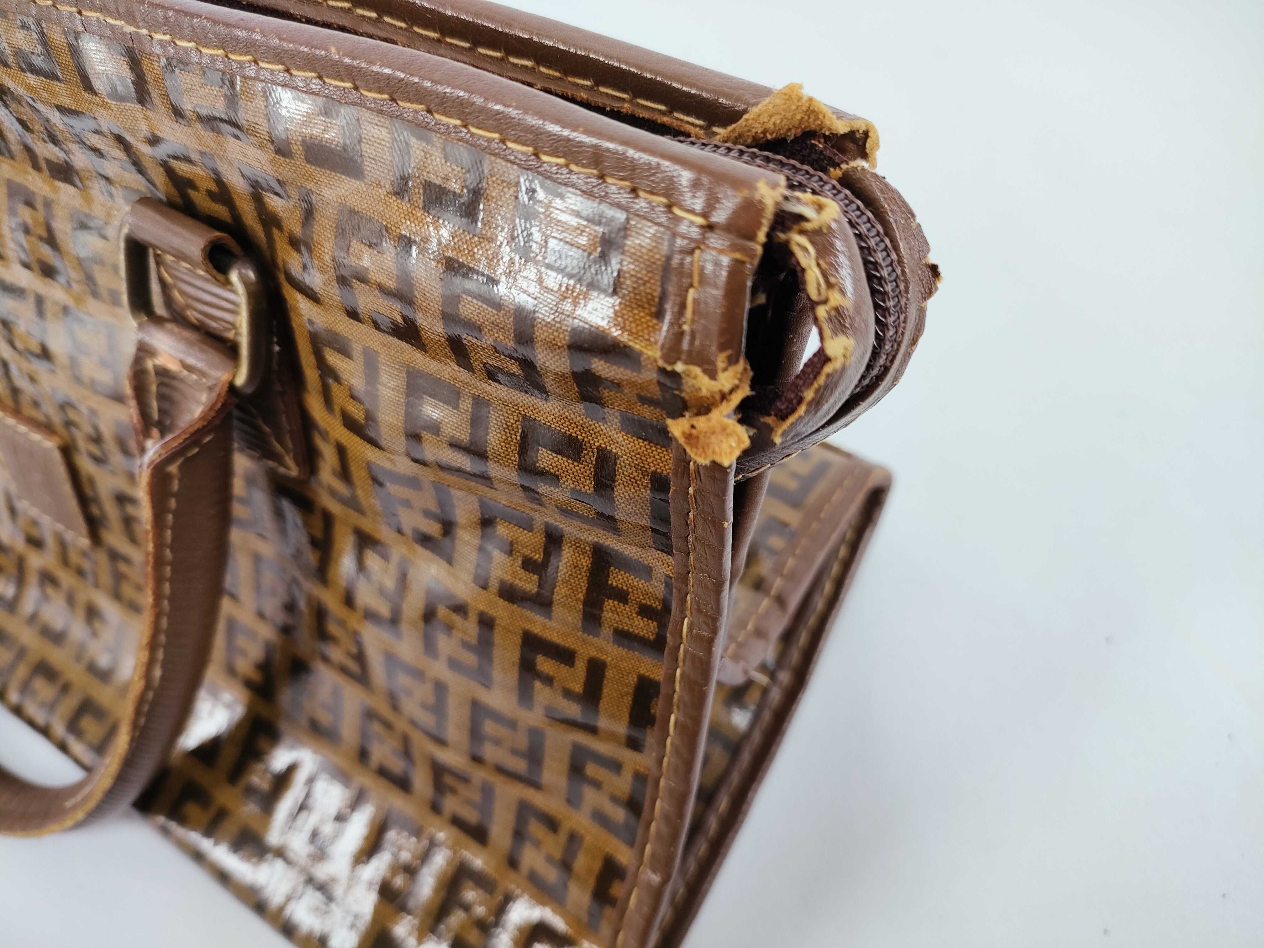 Zucca pattern / Handbag / Enamel handbag — view 9