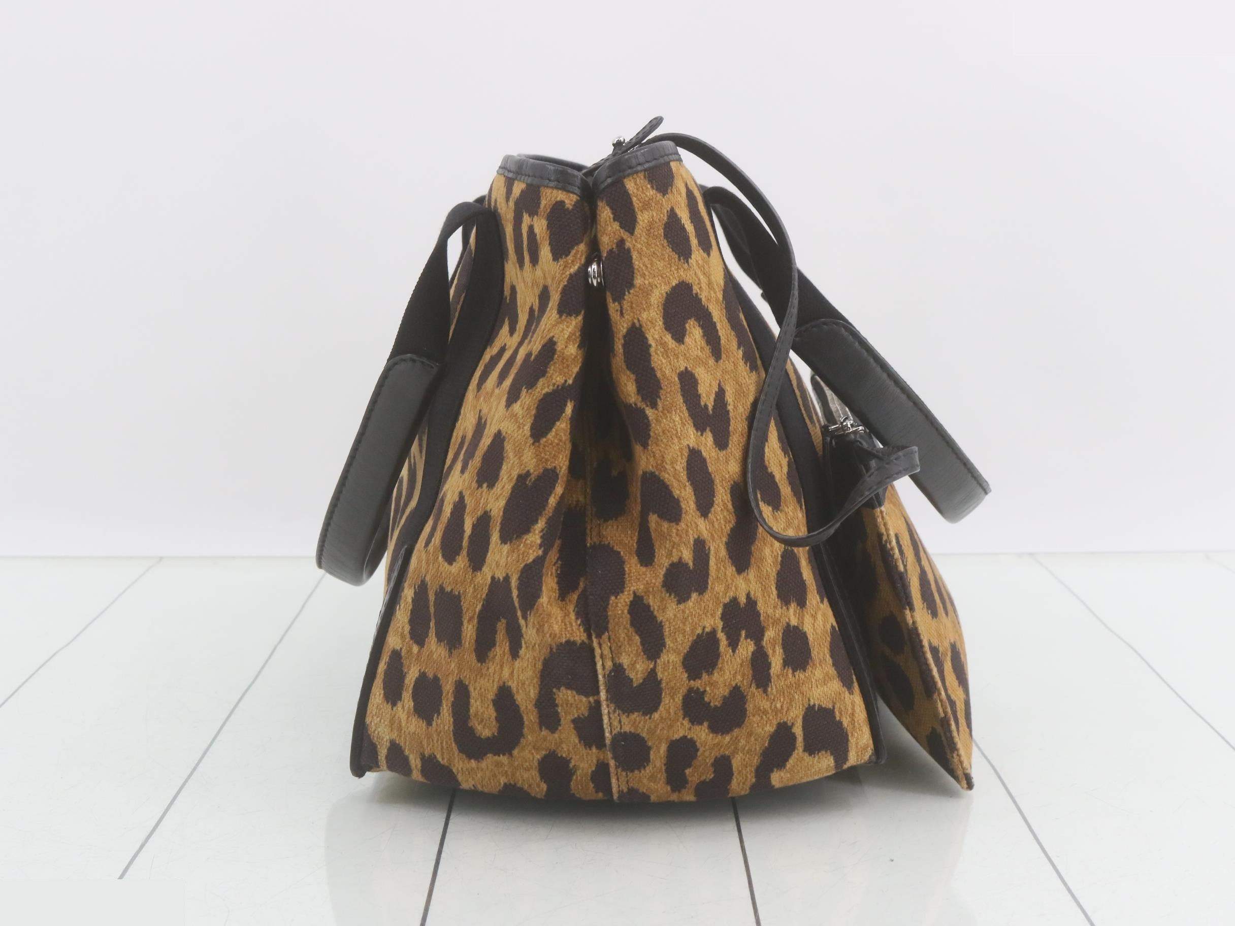Leopard Cabas Tote Bag — view 4