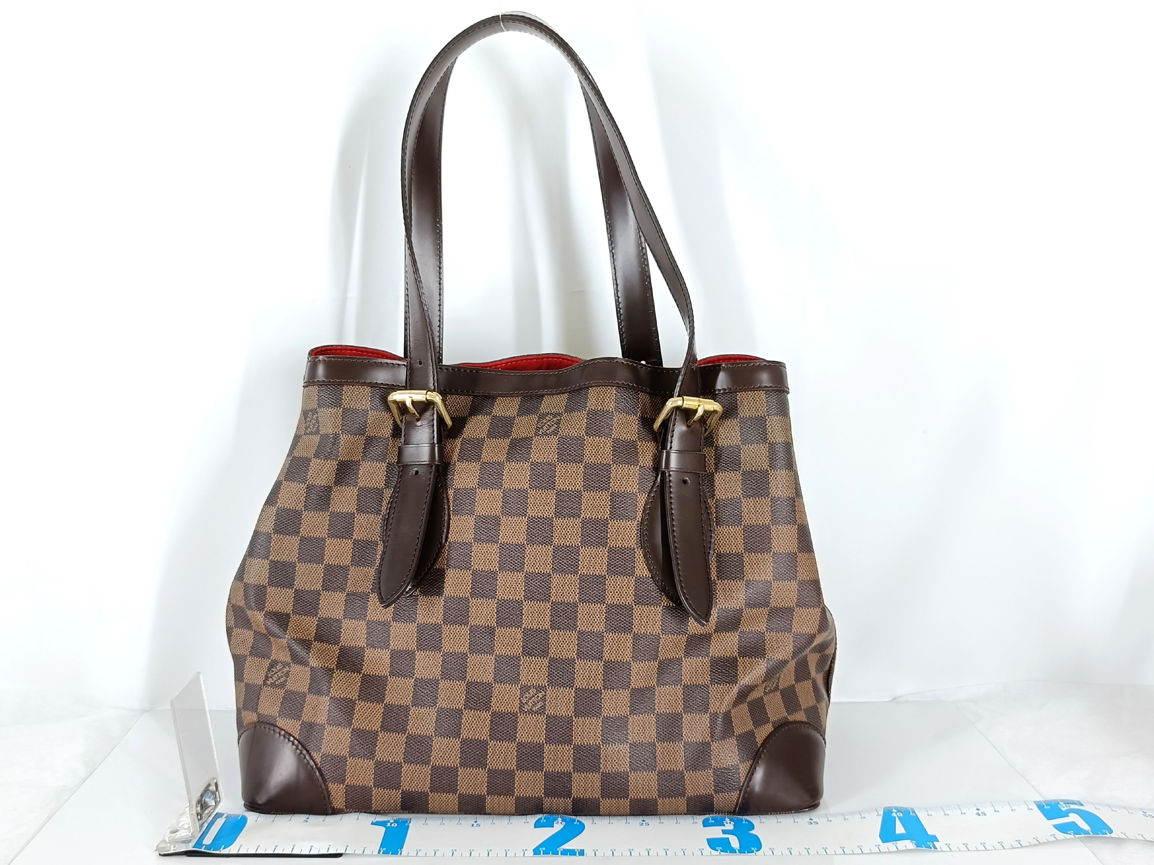 Damier Hampstead MM N51204 TH5017 Brown Handbag — view 2