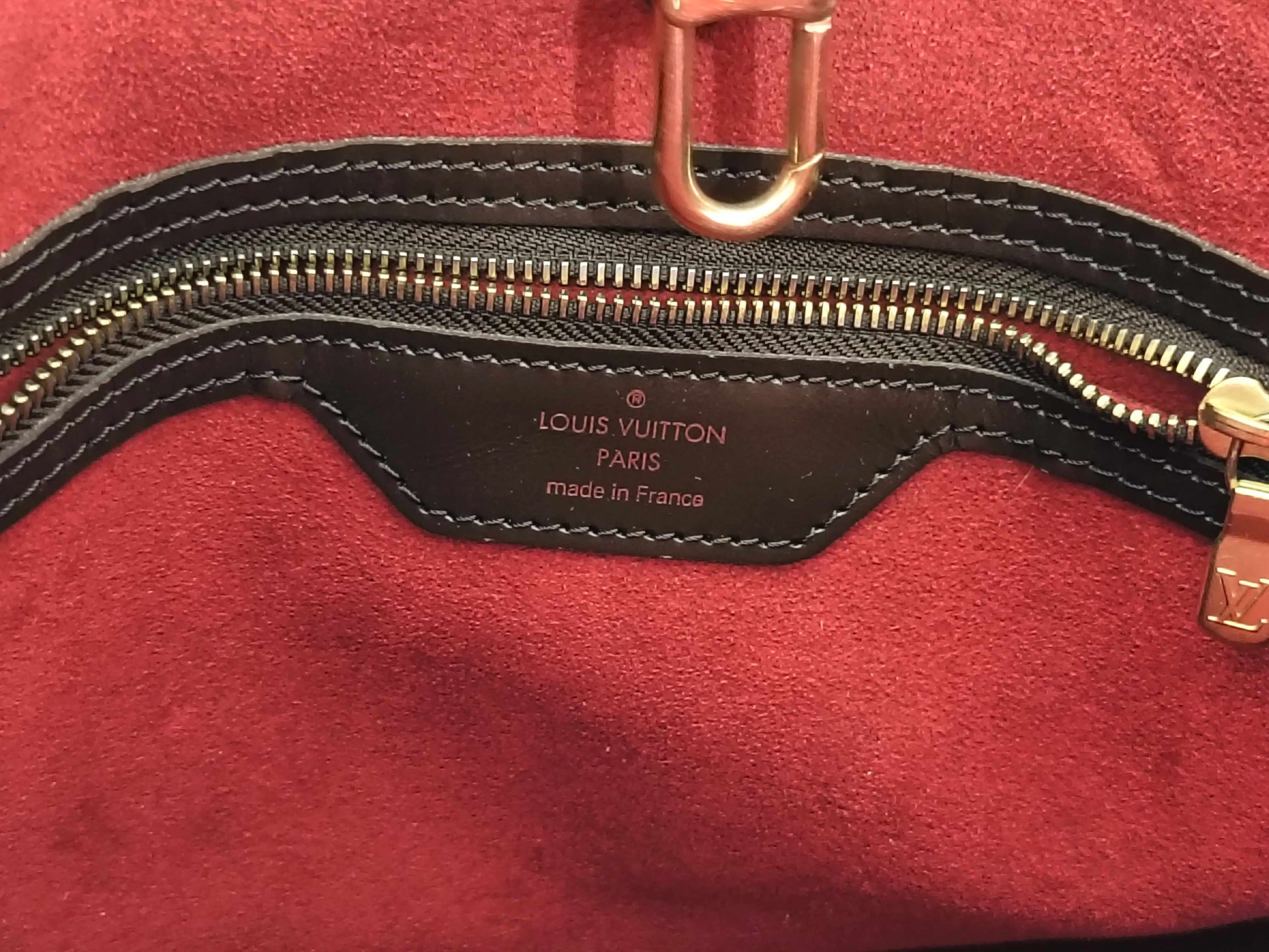 Damier Hampstead MM N51204 TH5017 Brown Handbag — view 10