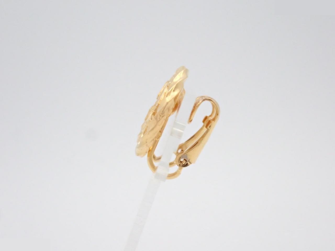 Coco Rhinestone Gold Earrings — view 3