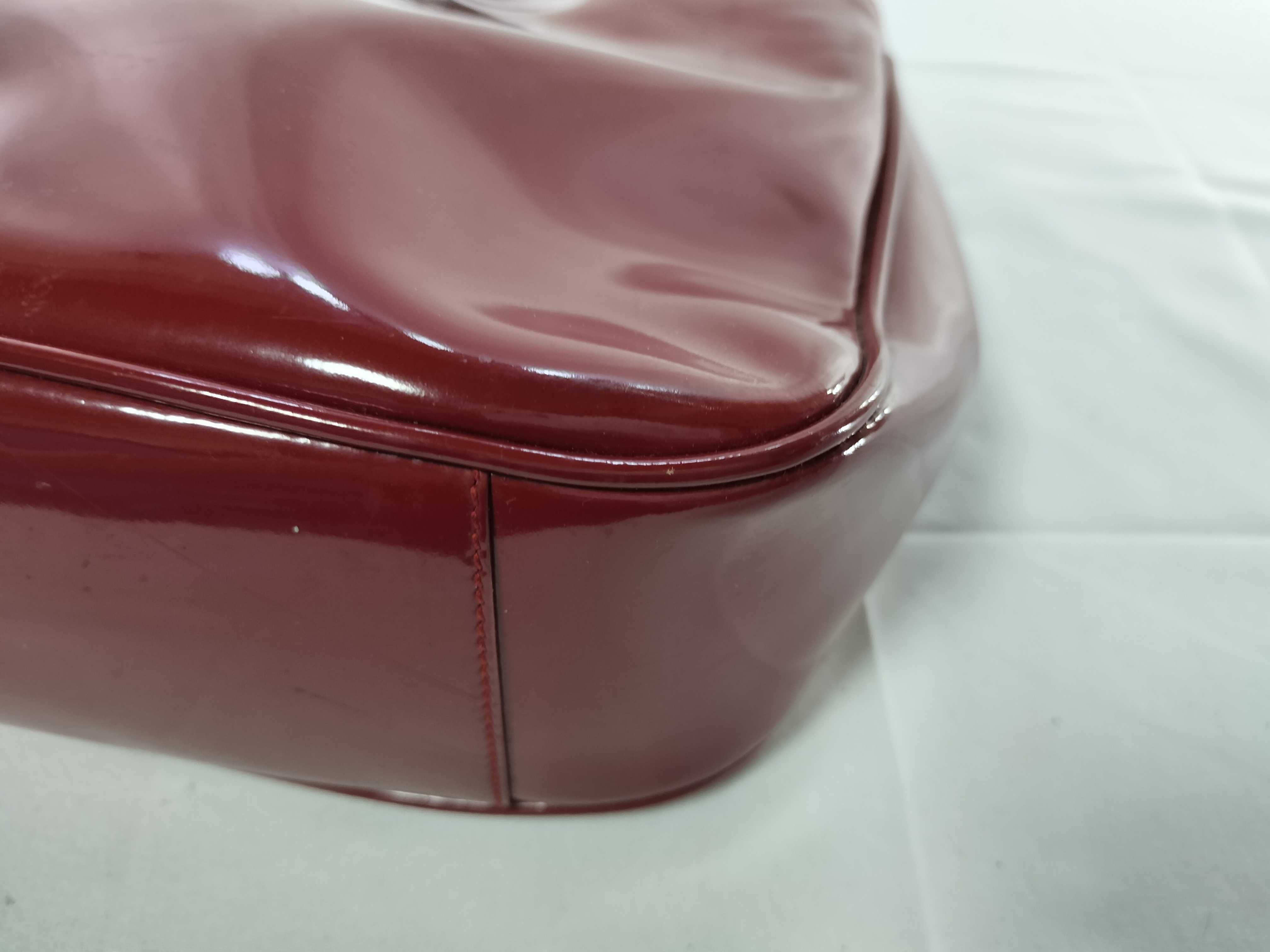 Bamboo Enamel Shoulder Bag 96059 Handbag — view 6