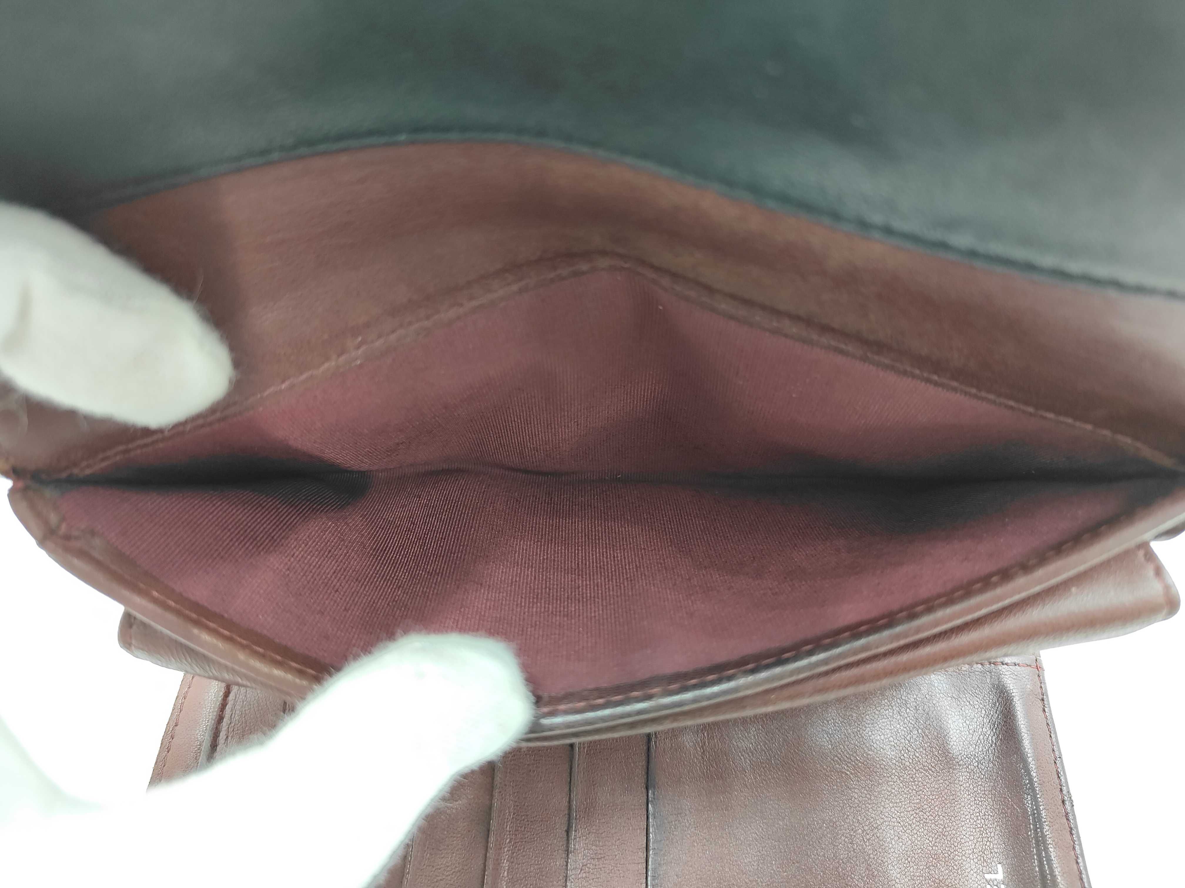 Coco Mark Matelassé Lambskin Tri-fold Wallet (with original seal) — view 11