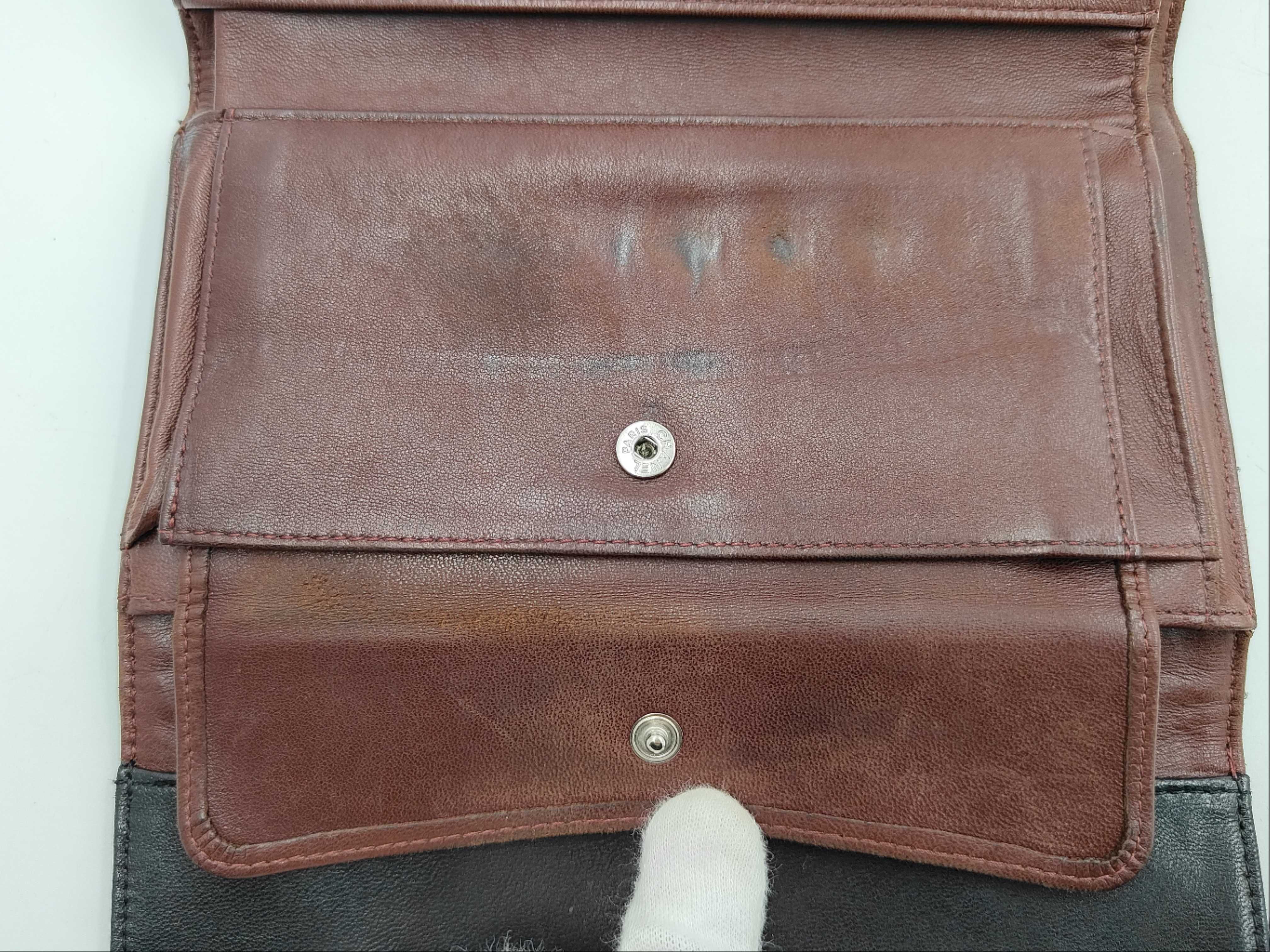 Coco Mark Matelassé Lambskin Tri-fold Wallet (with original seal) — view 8