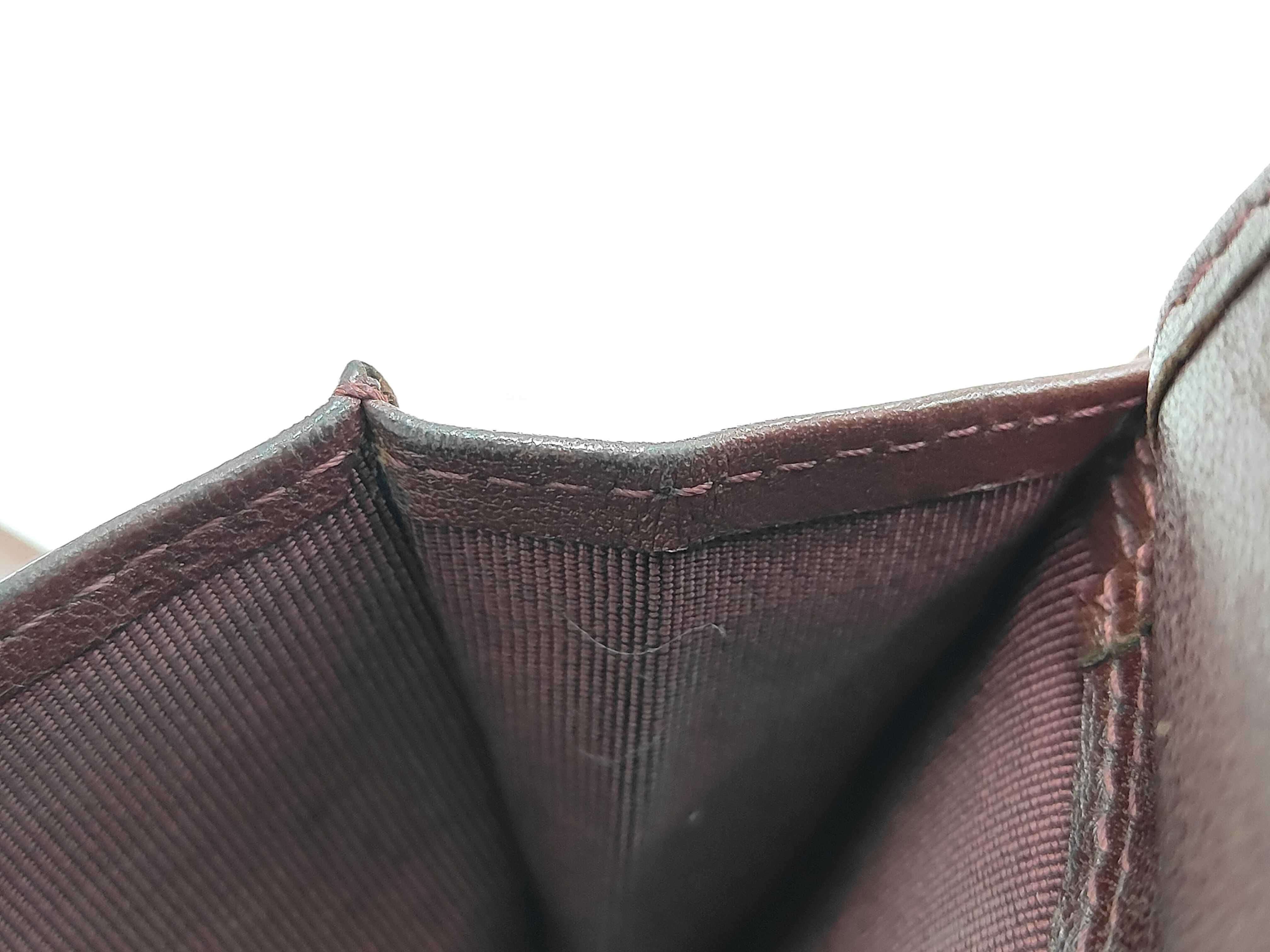 Coco Mark Matelassé Lambskin Tri-fold Wallet (with original seal) — view 9