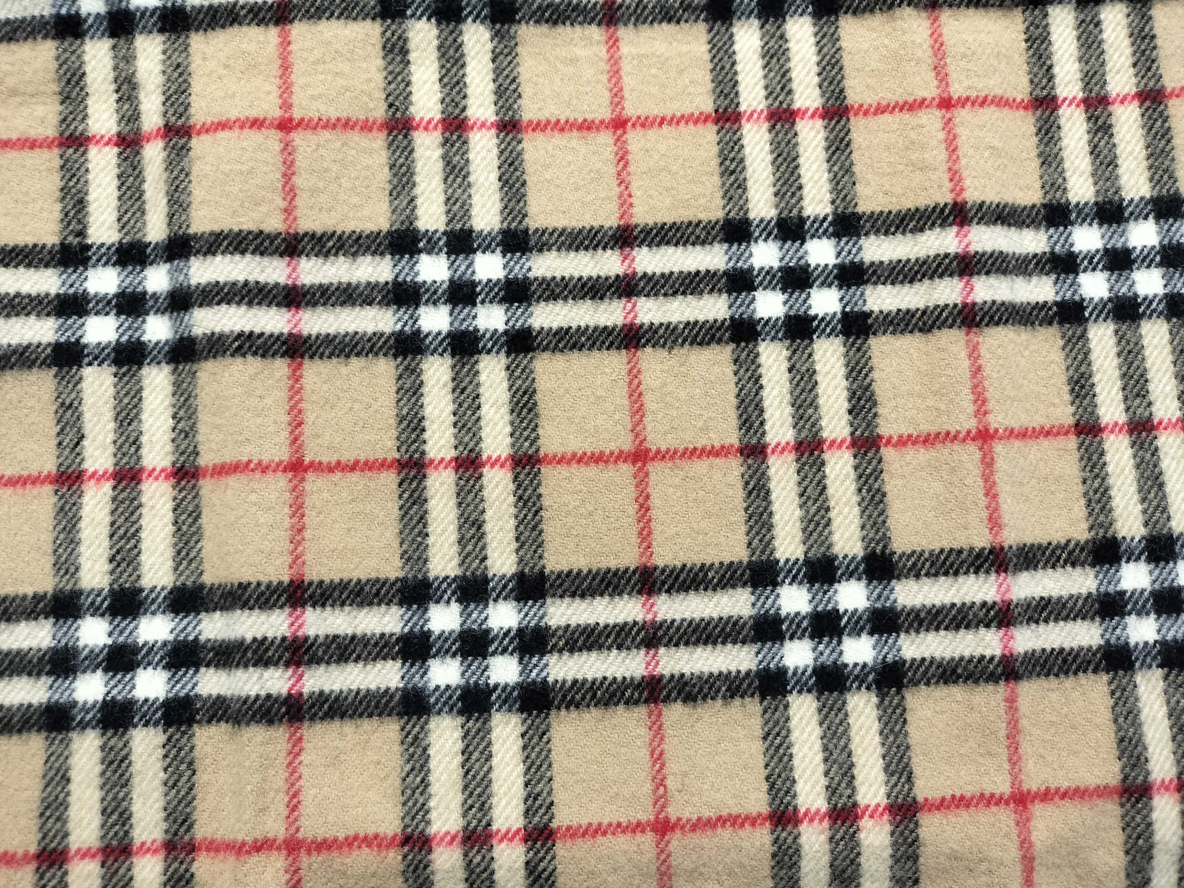Nova Check Lap Blanket Shawl Beige Other Accessories — view 10