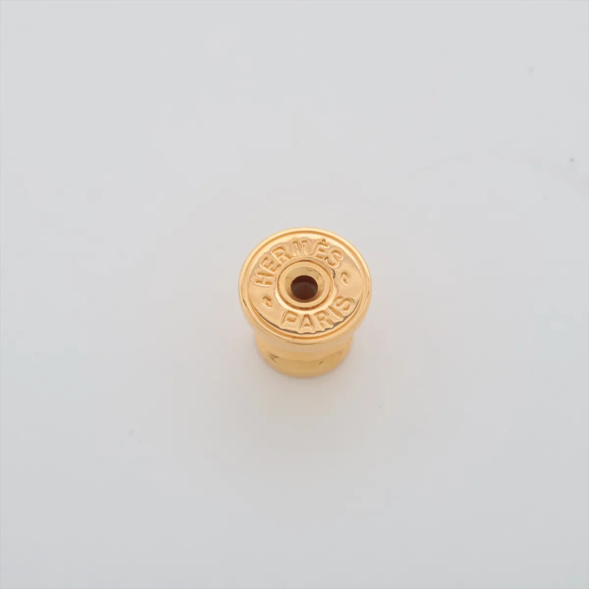 Pop H earrings (for both ears), GP gold x ivory. Shows — view 5