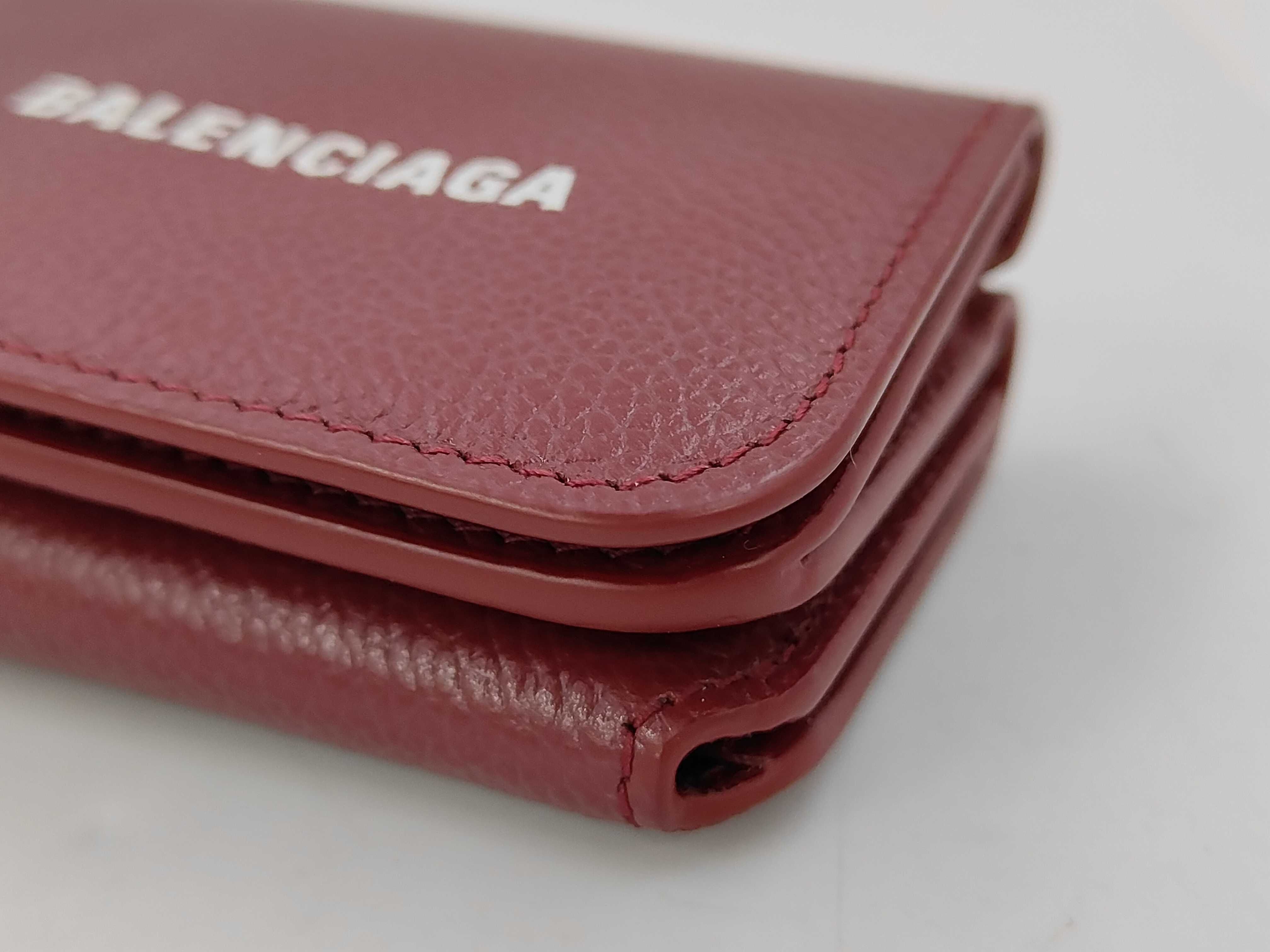 CASH MINI Tri-fold Wallet, Red — view 3