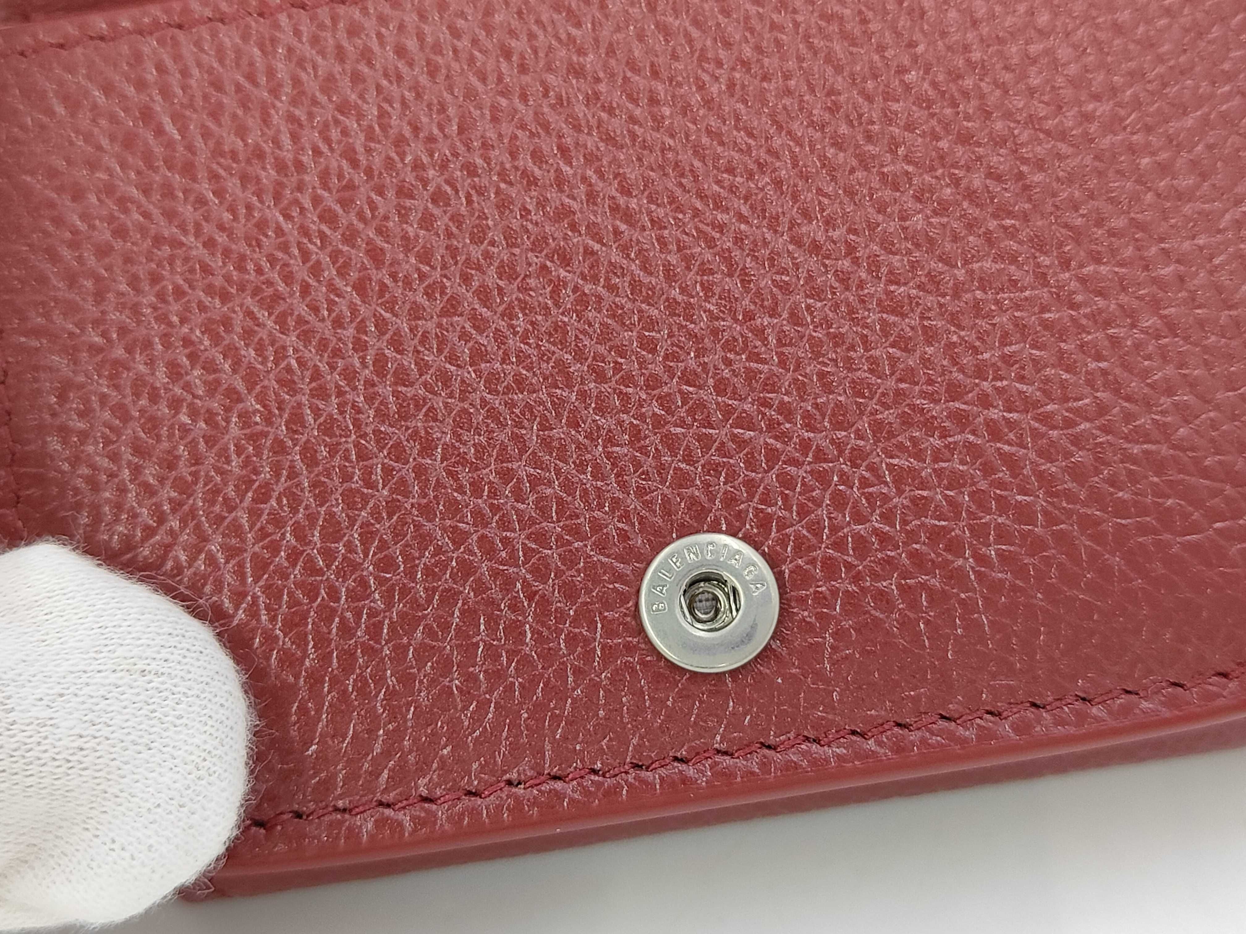 CASH MINI Tri-fold Wallet, Red — view 4