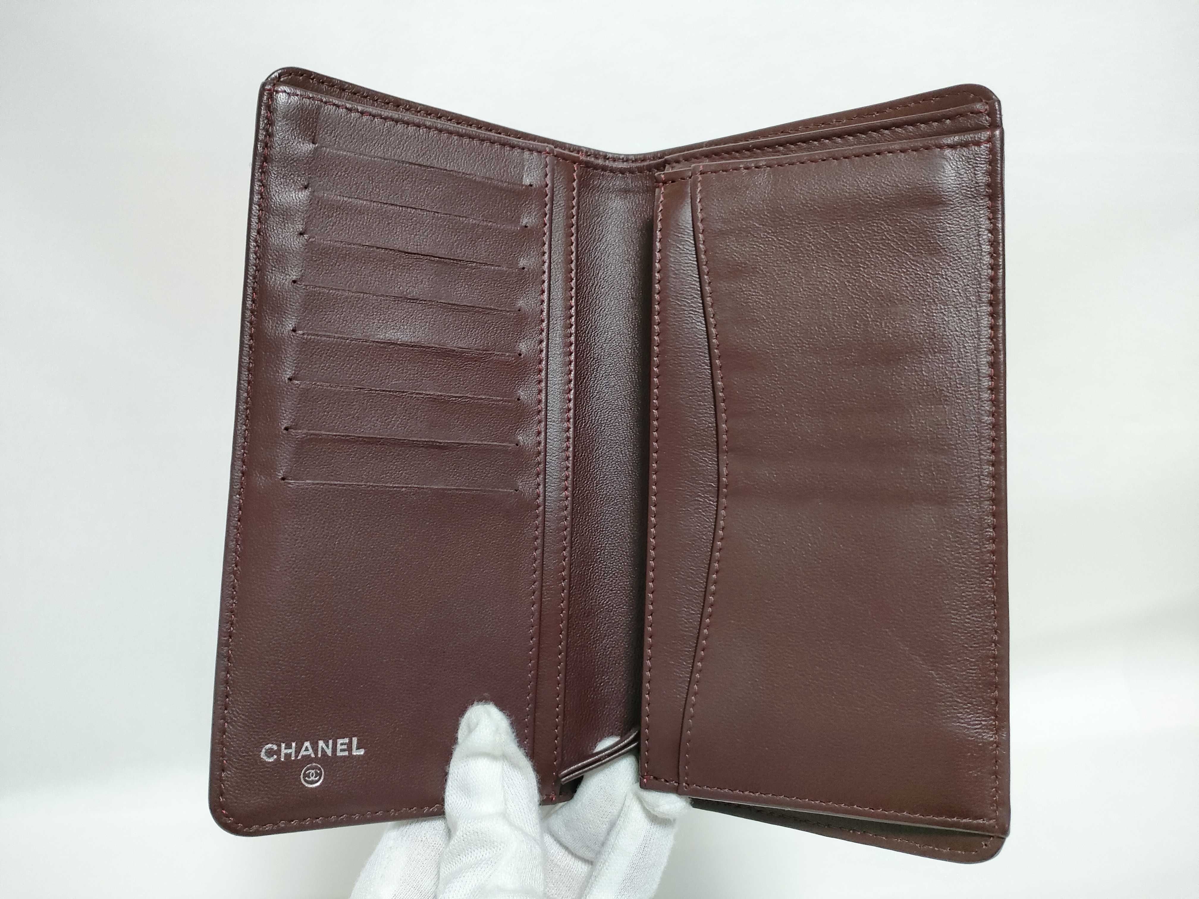Lambskin Matelassé Long Wallet — view 13